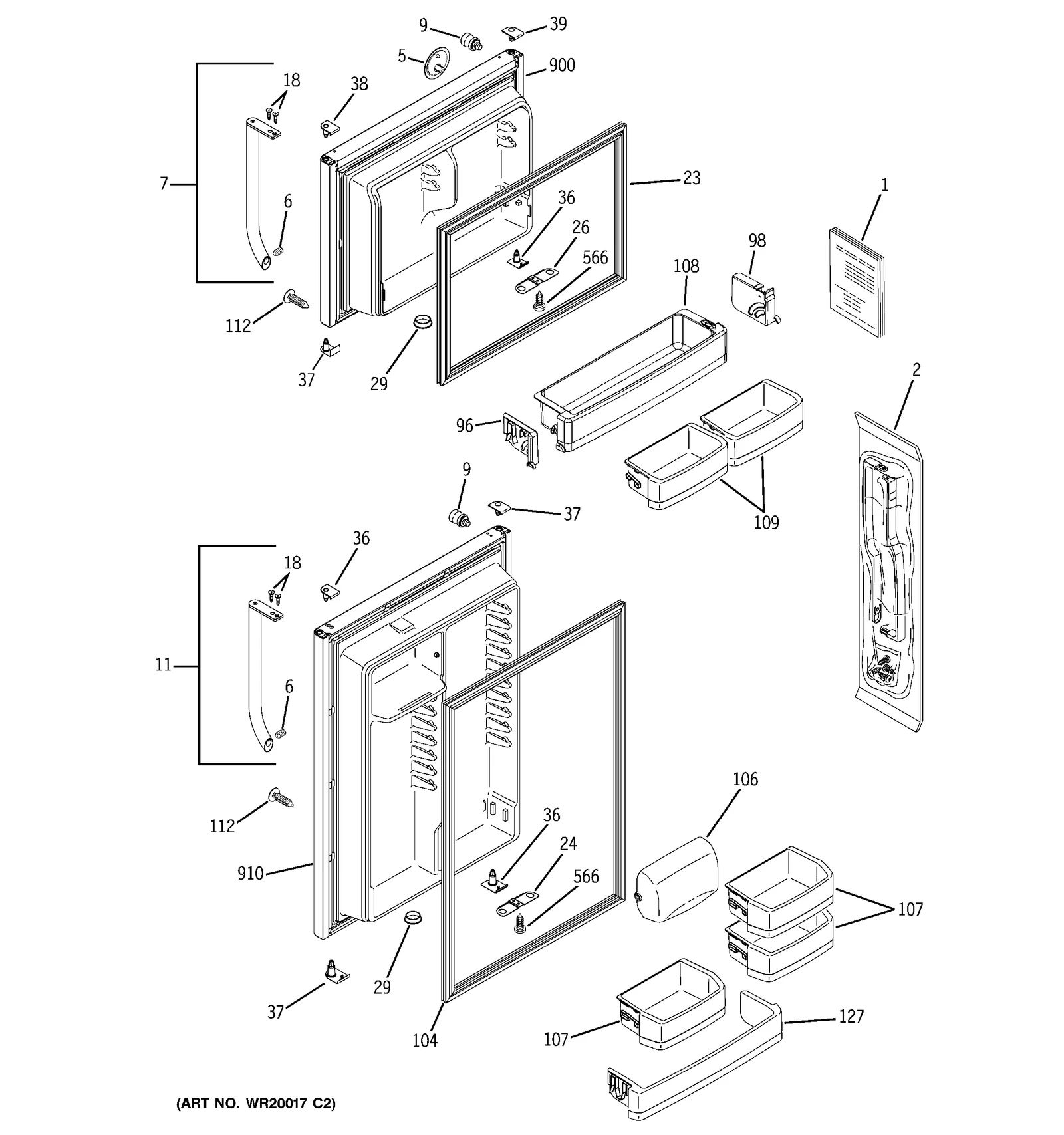 Stainless Steel Large Handle Pack Assembly