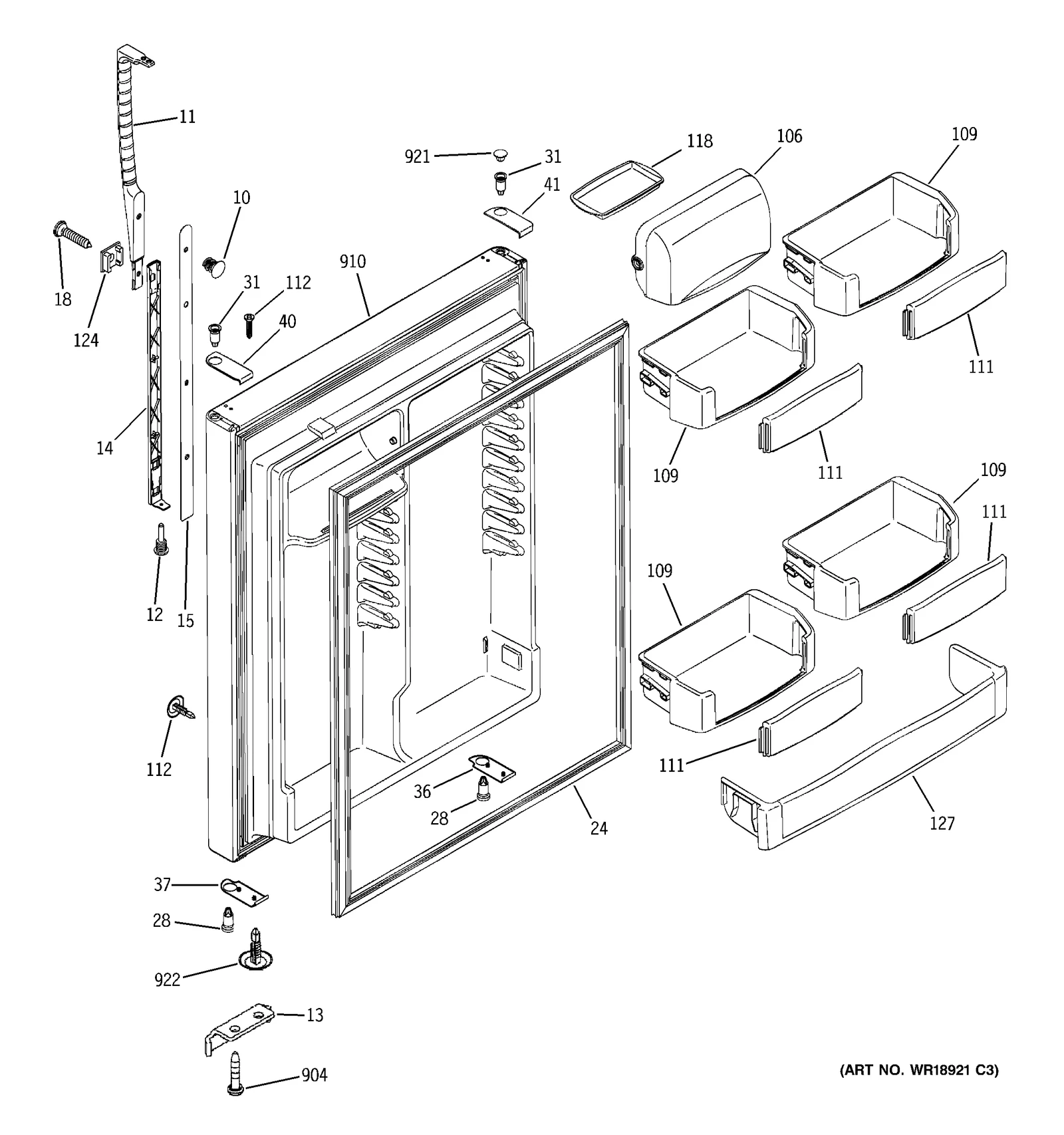 Door Foam Assembly