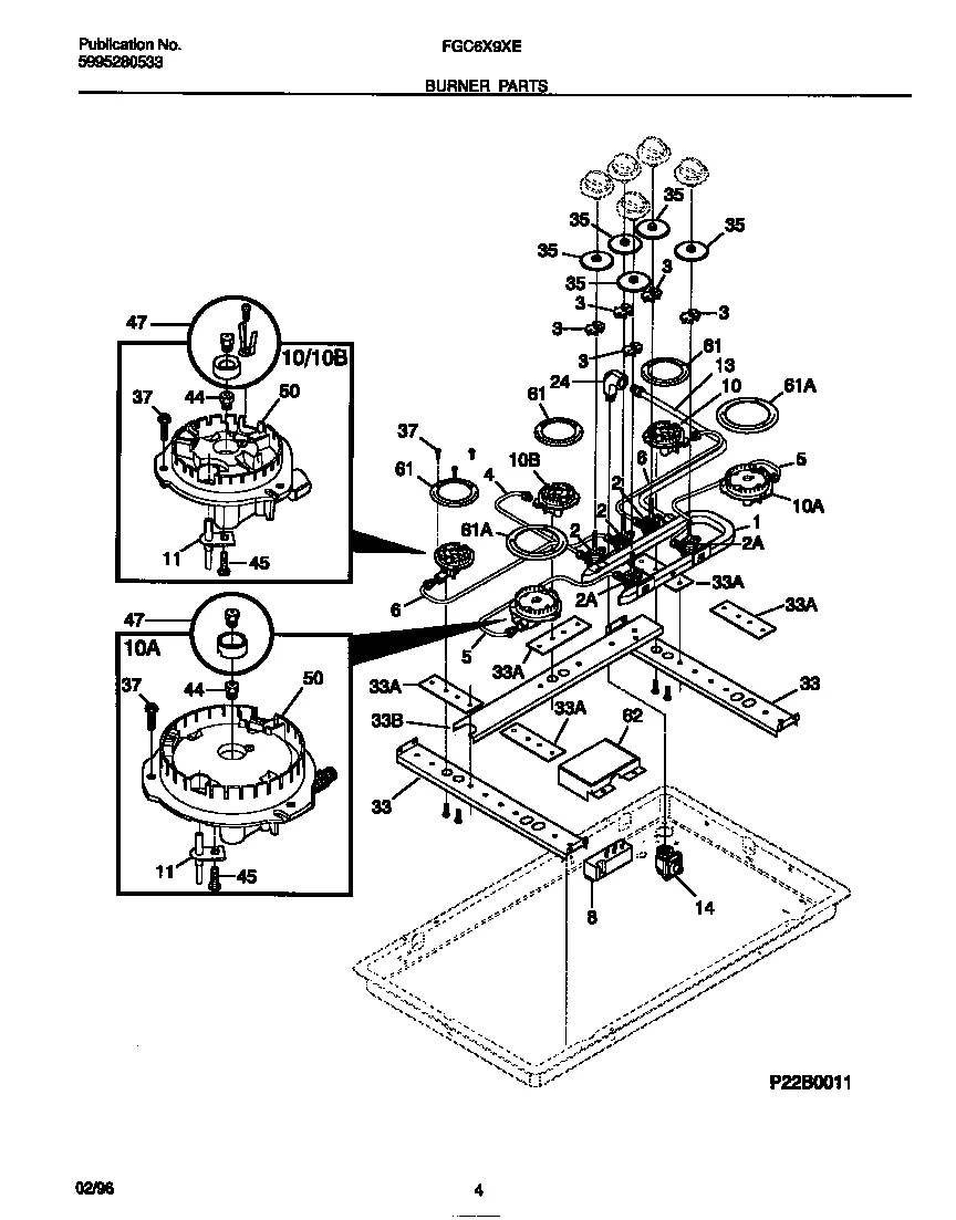 Orifice Top Burner