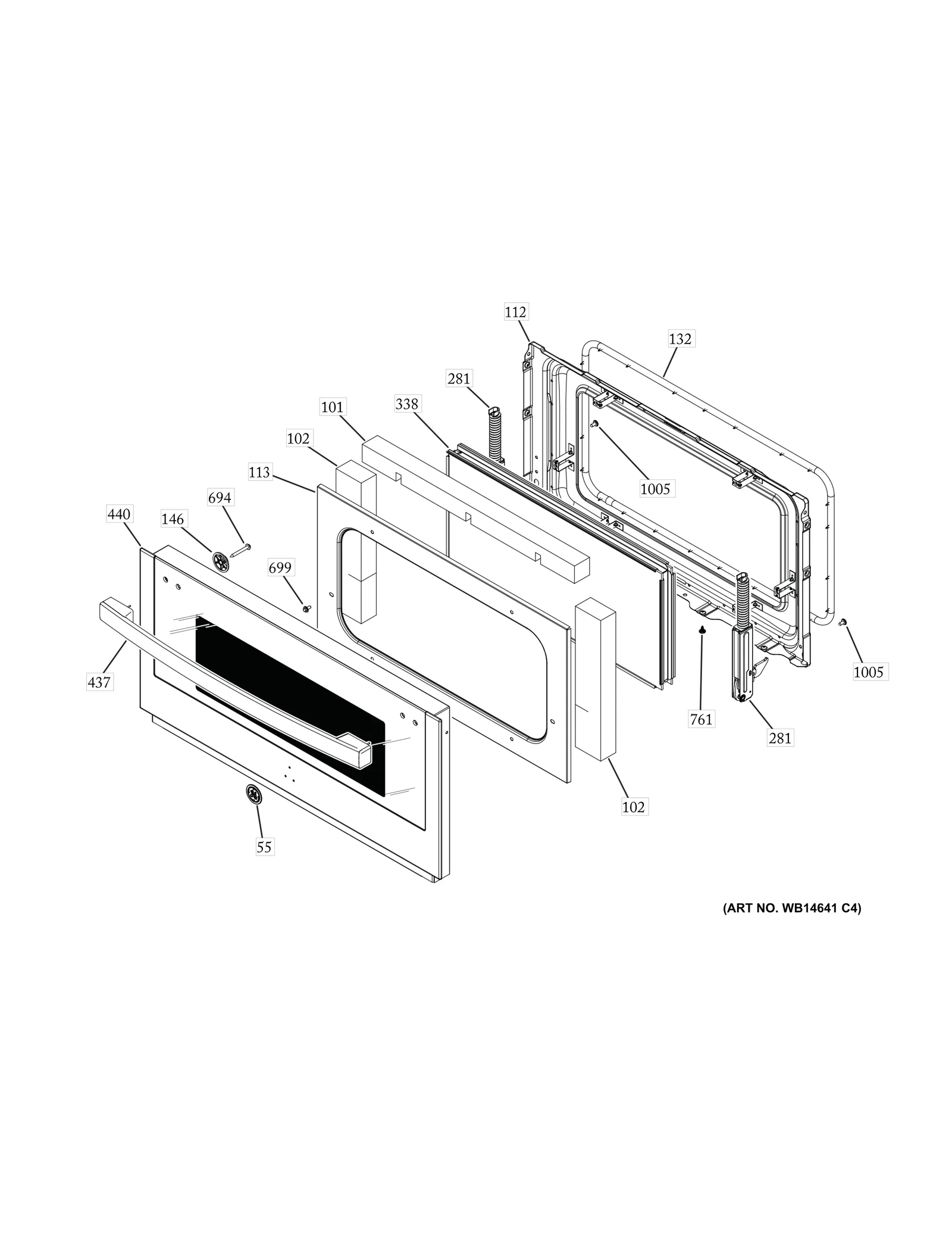 Glass Door Frame