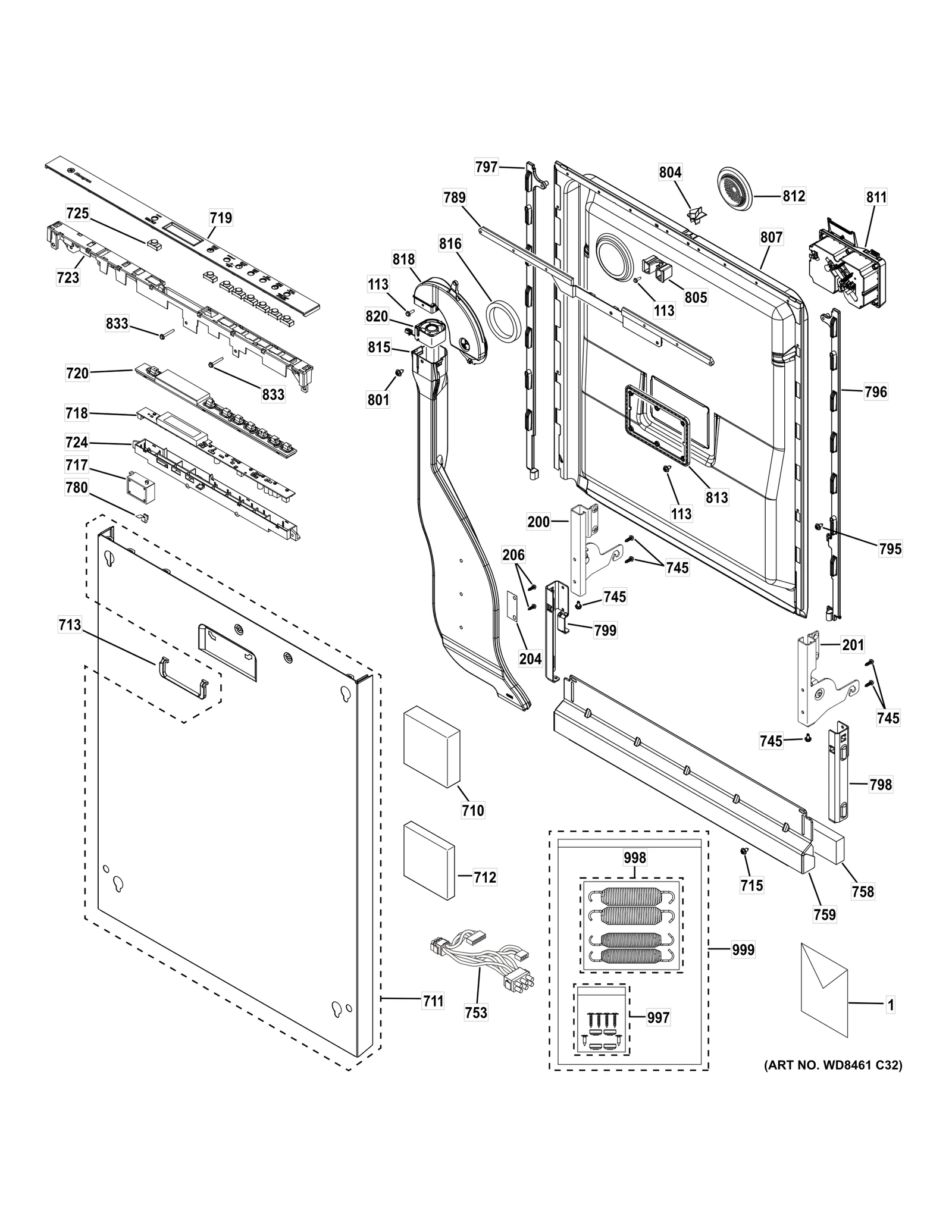 Ground Piece Hinge