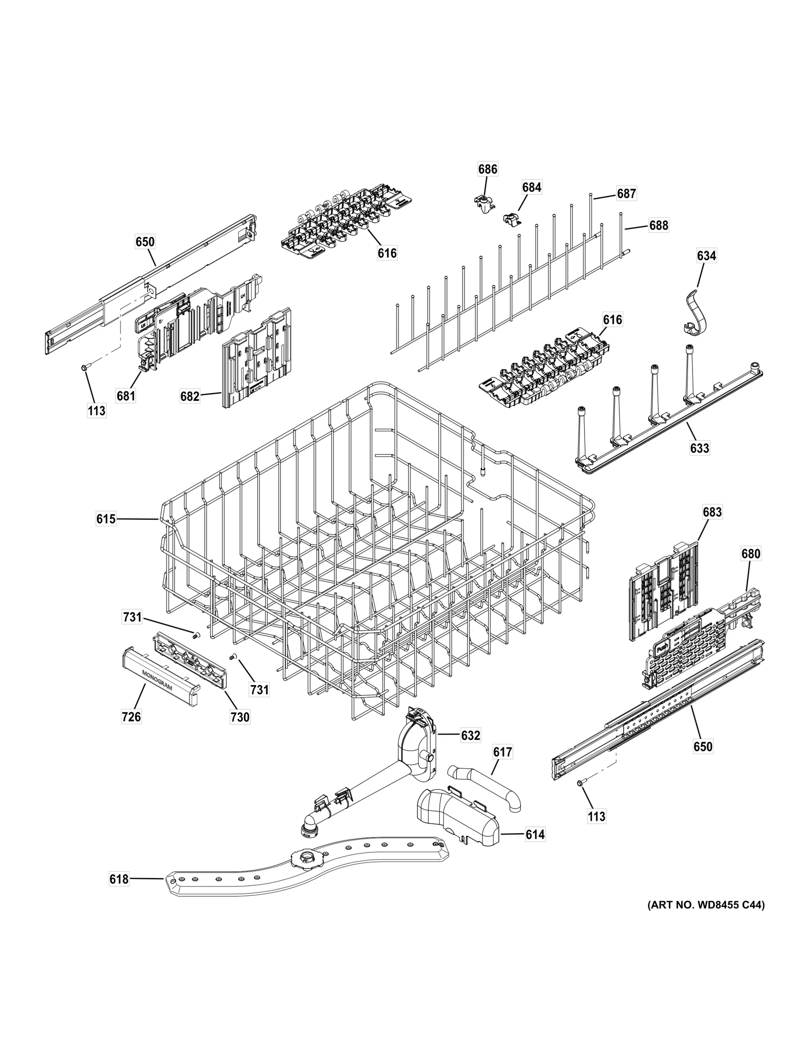 Conduit Tiered Bloss Assembly