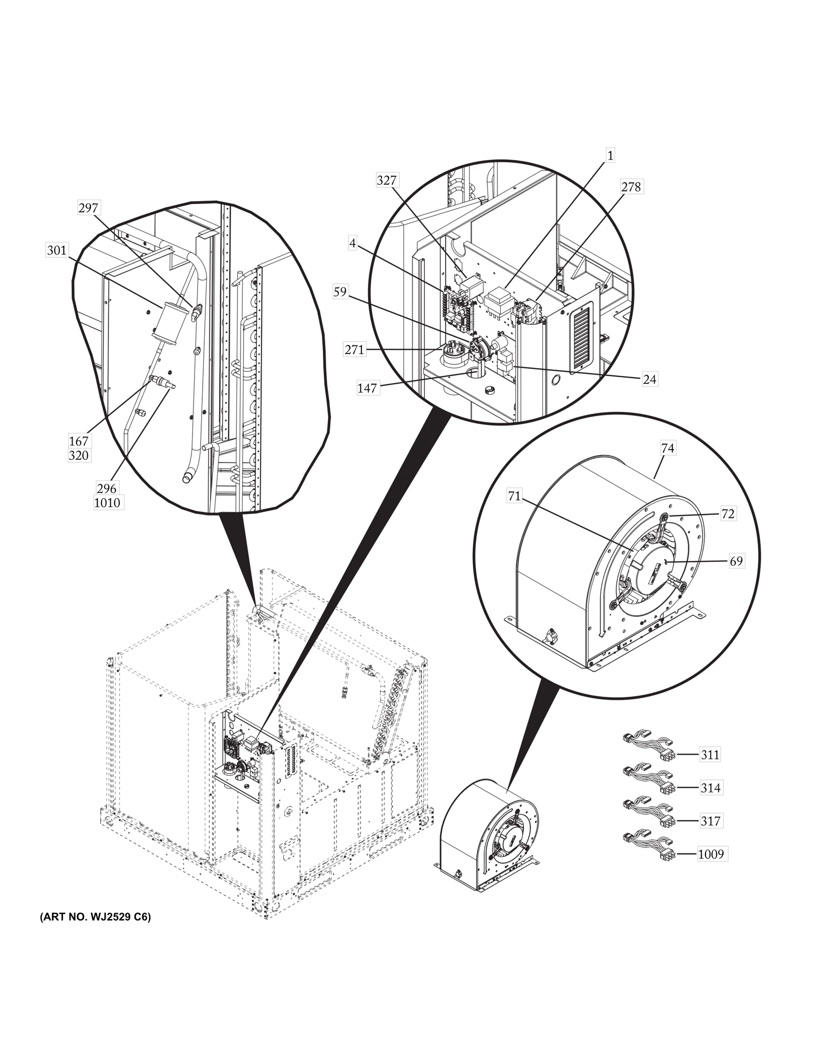 Motor BLWR PROG 3/4HP 230V ECM
