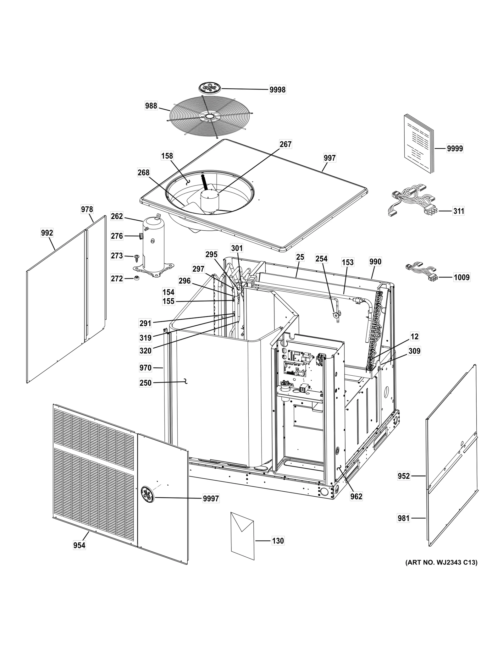 Harness-Wiring 16 SEER HP