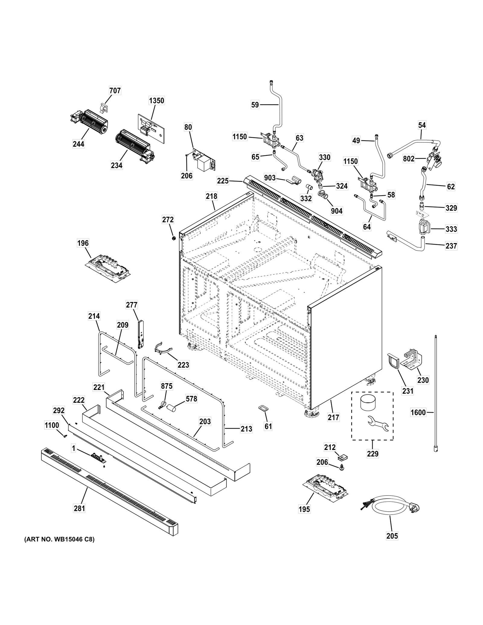Gas Valve Supply Tube Assembly