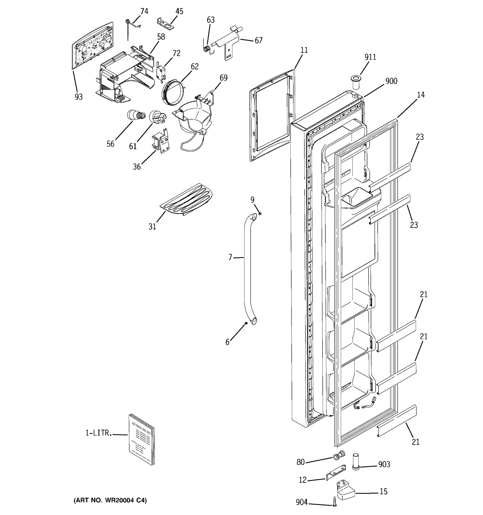 Door Foam Assembly