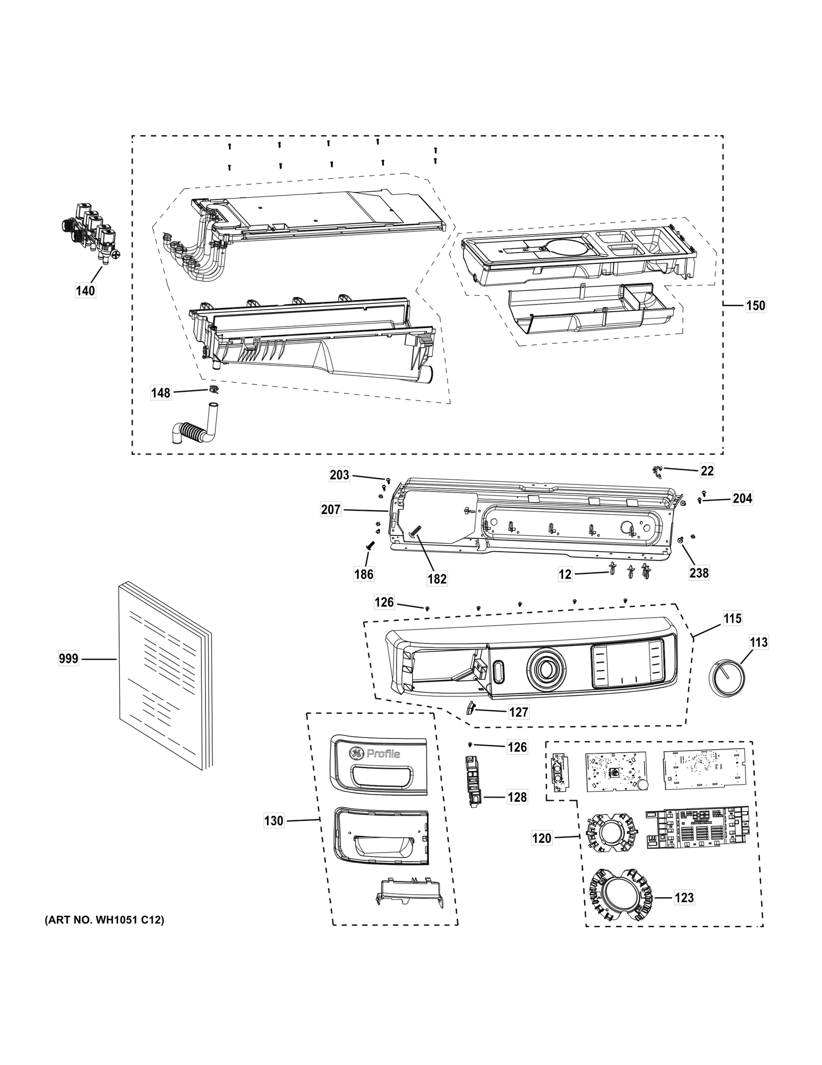 Dispenser Drawer Handle Profil