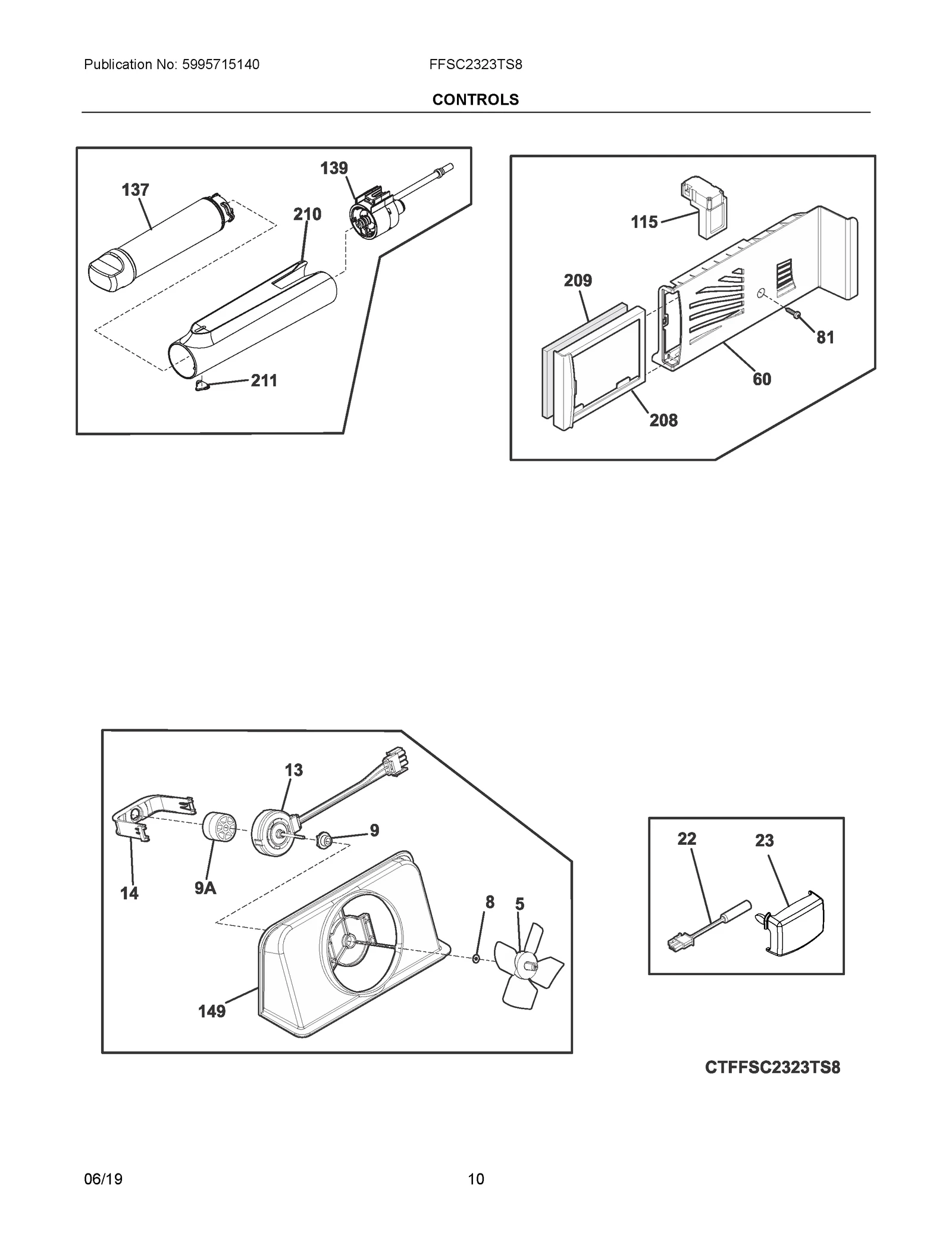 Evaporator Fan Mounting Shroud