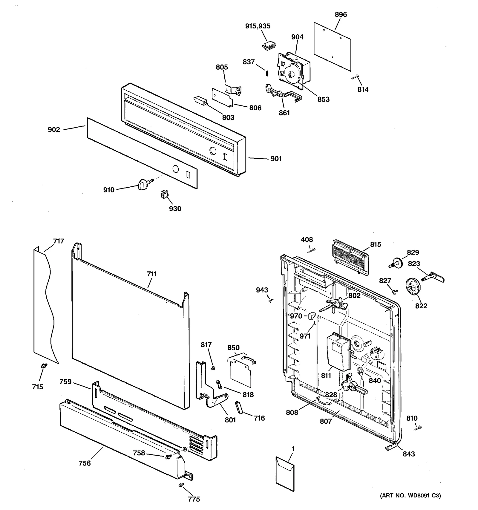 Escutcheon and Insert Assembly