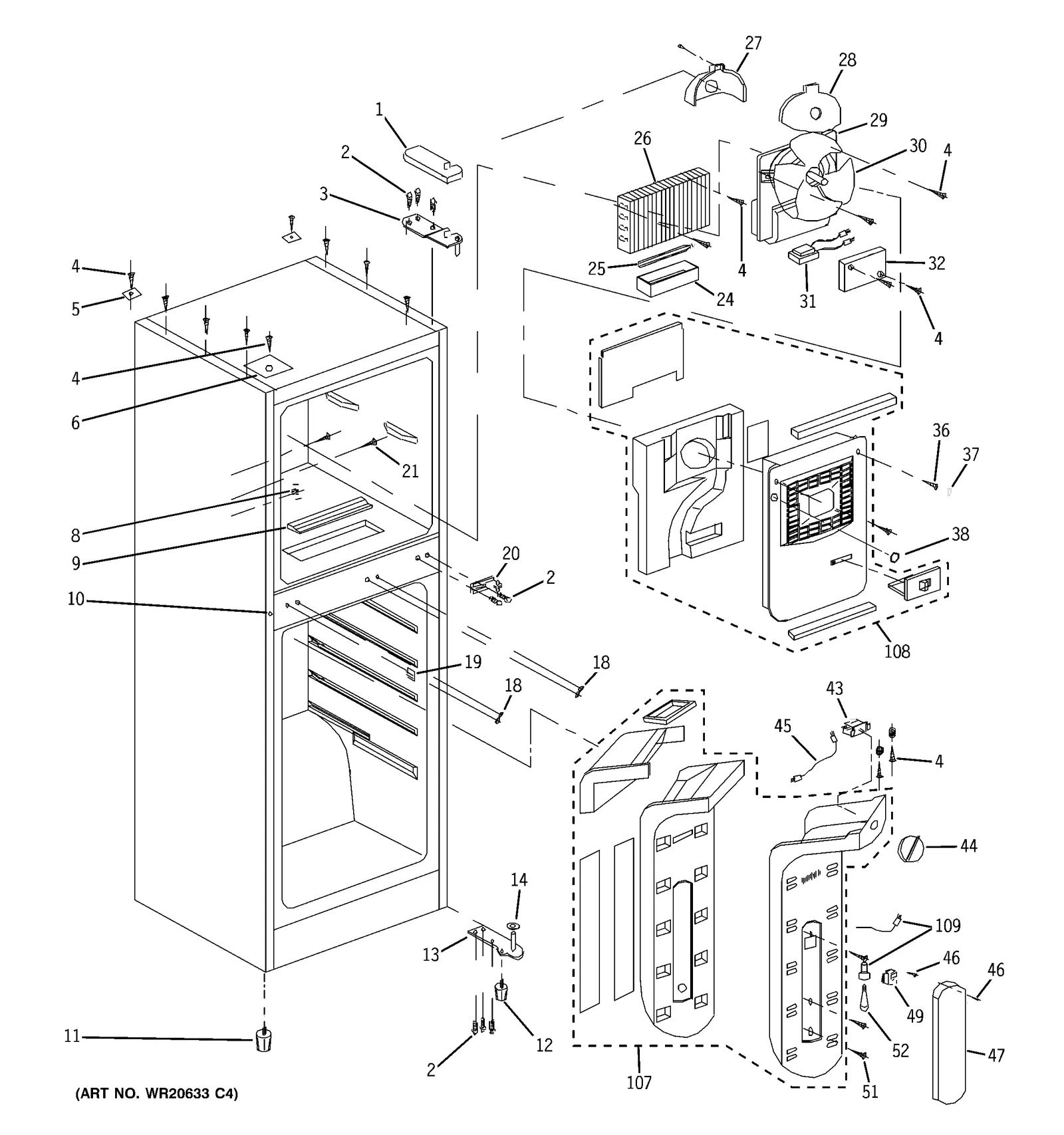 Upper Hinge Parts