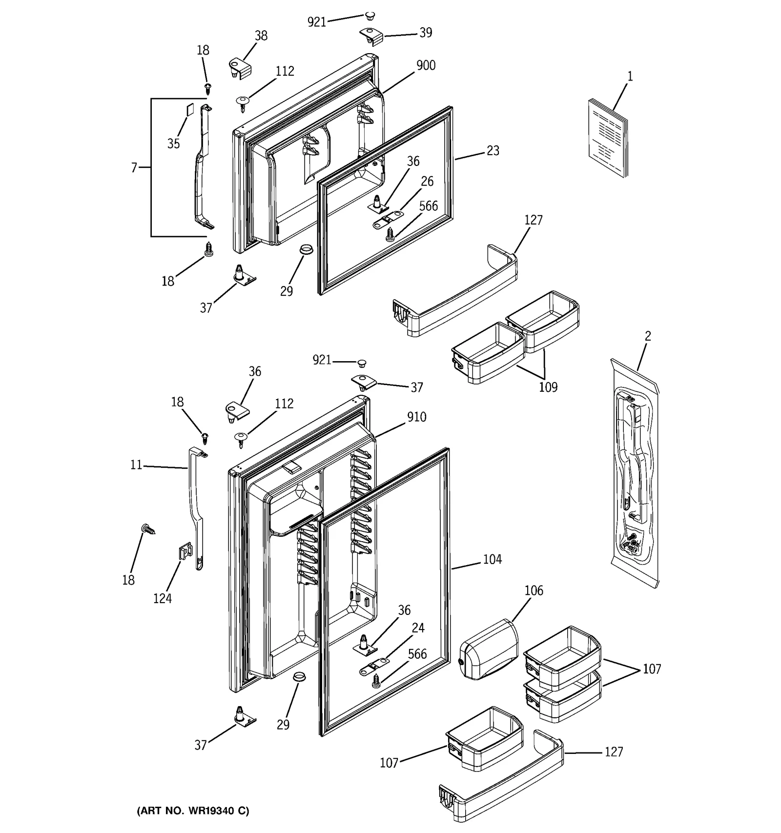 Door Foam Assembly