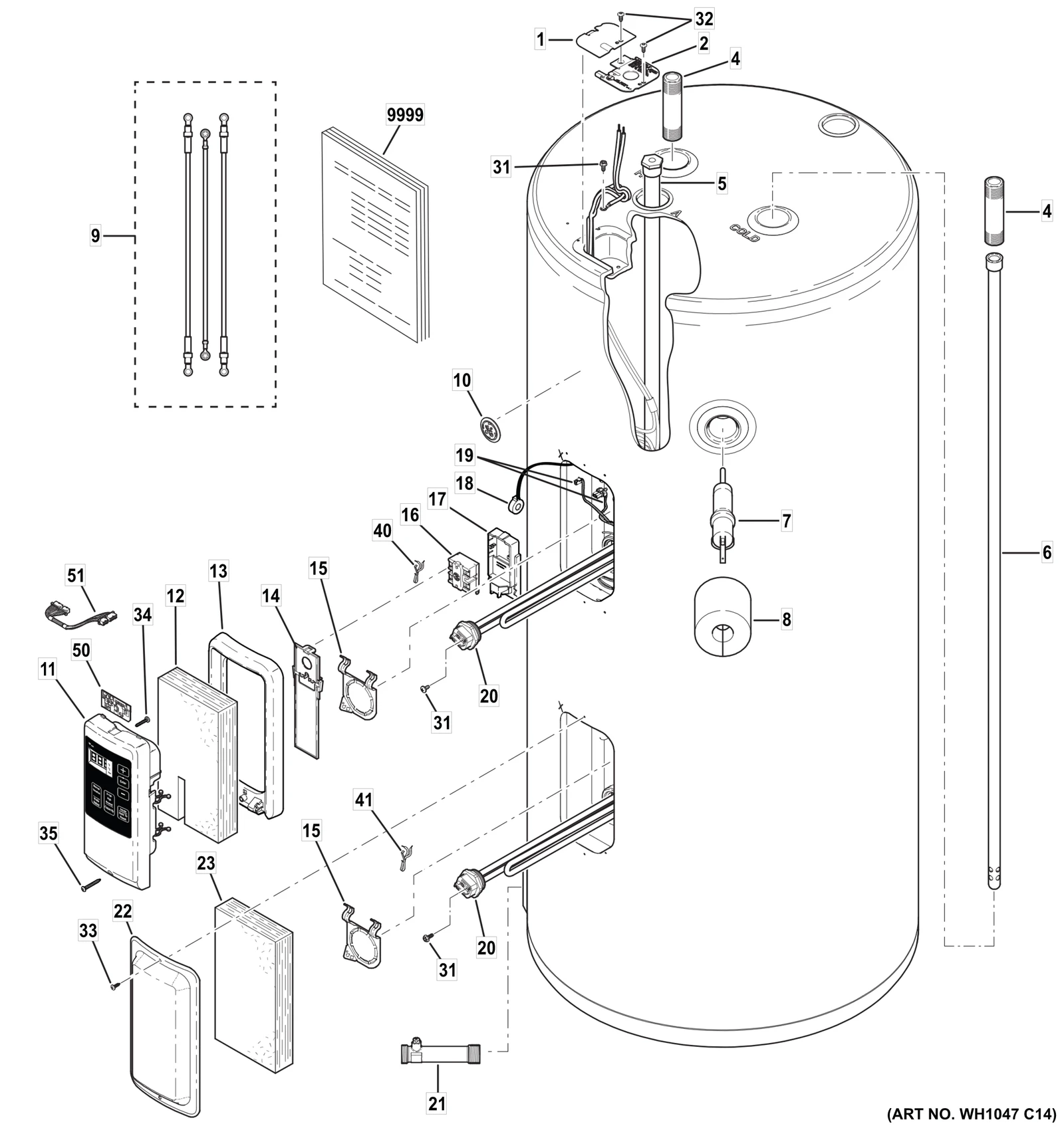 Tank Sensor Spring Clip