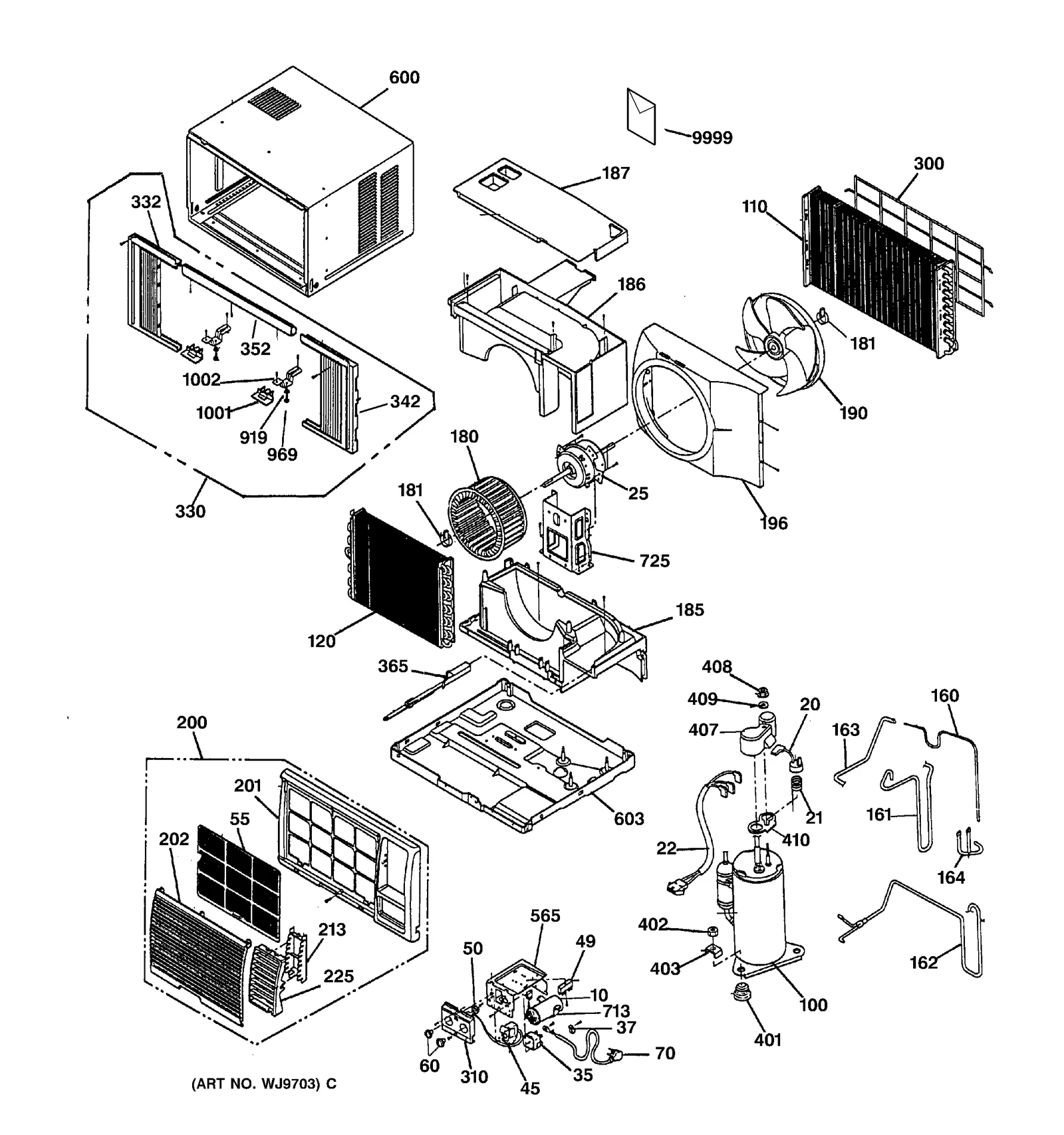 Indoor Motor Assembly