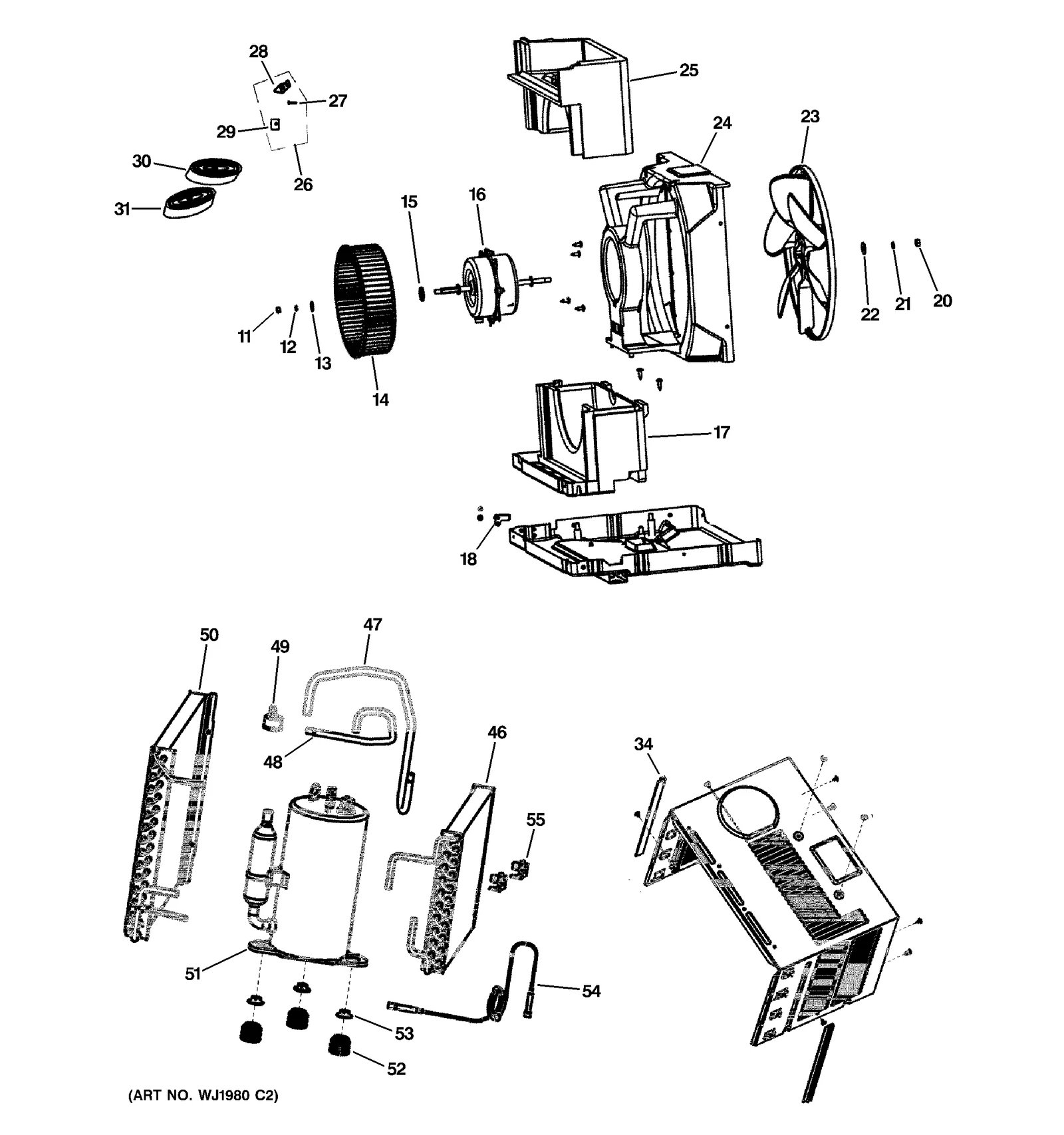 Compressor with Fittings