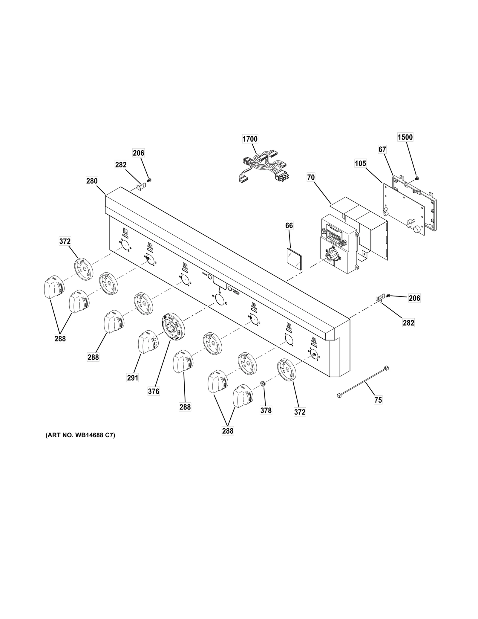 Control Panel and Rail Assembly