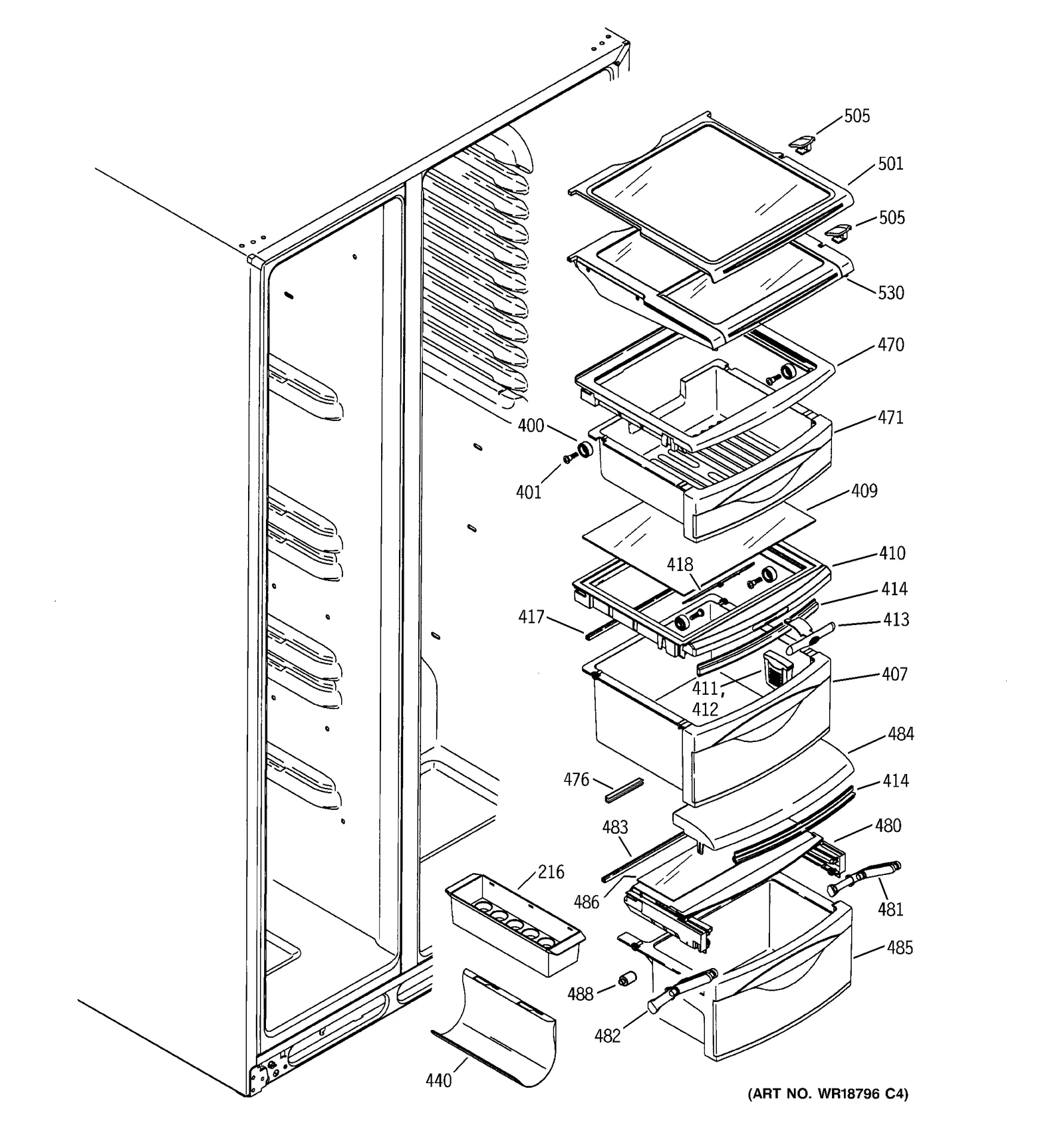 Top Pan Cover Assembly