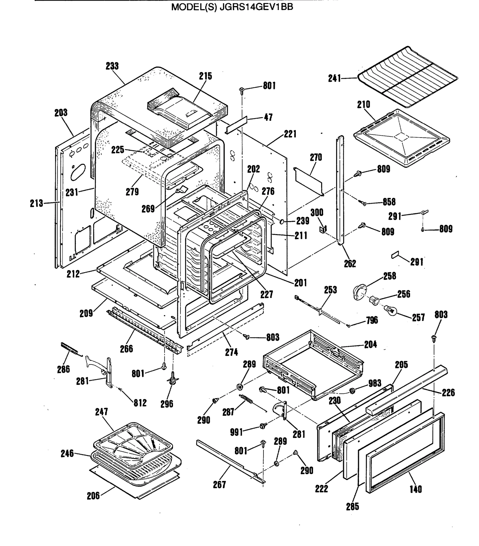 Left Broiler Drawer Hinge
