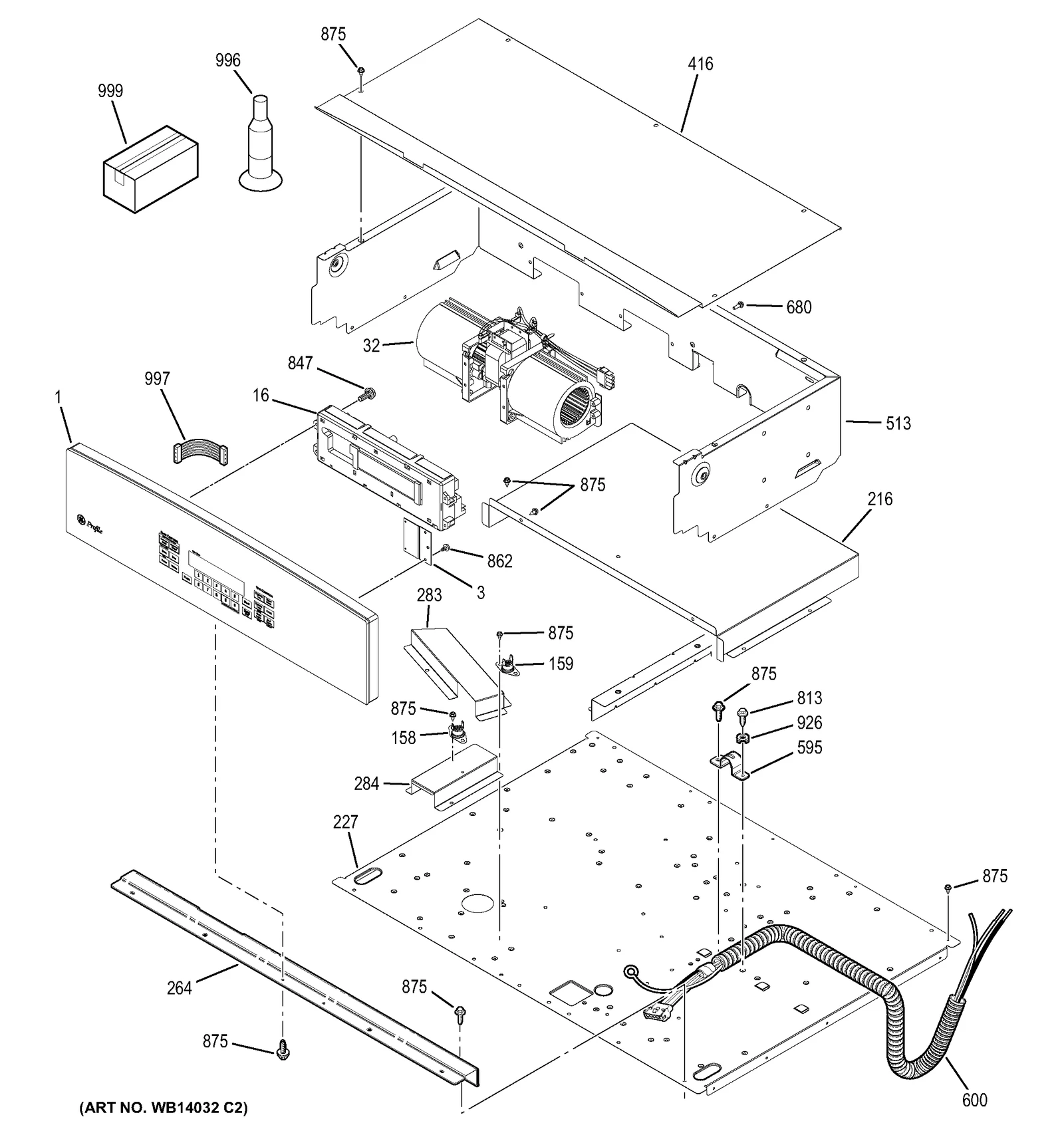 Glass Touch and Bracket Assembly