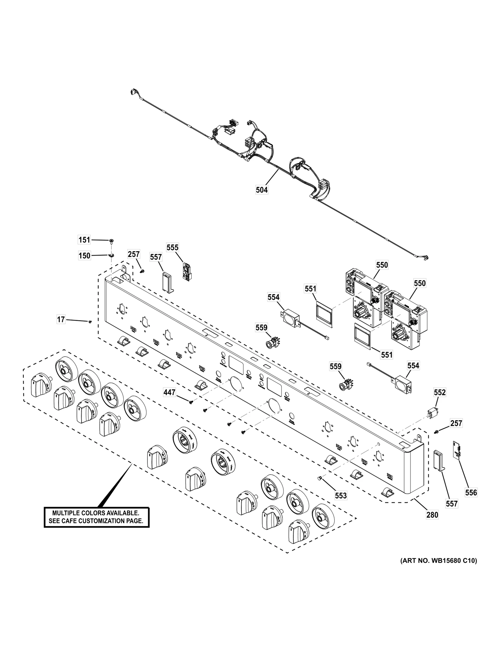 White Slate Panel Manifold 48"