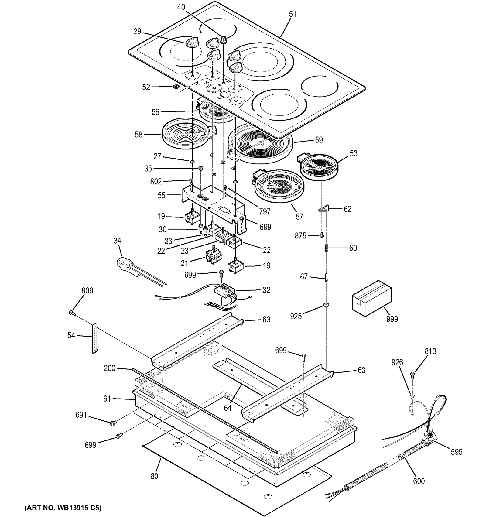Glass Maintop Assembly
