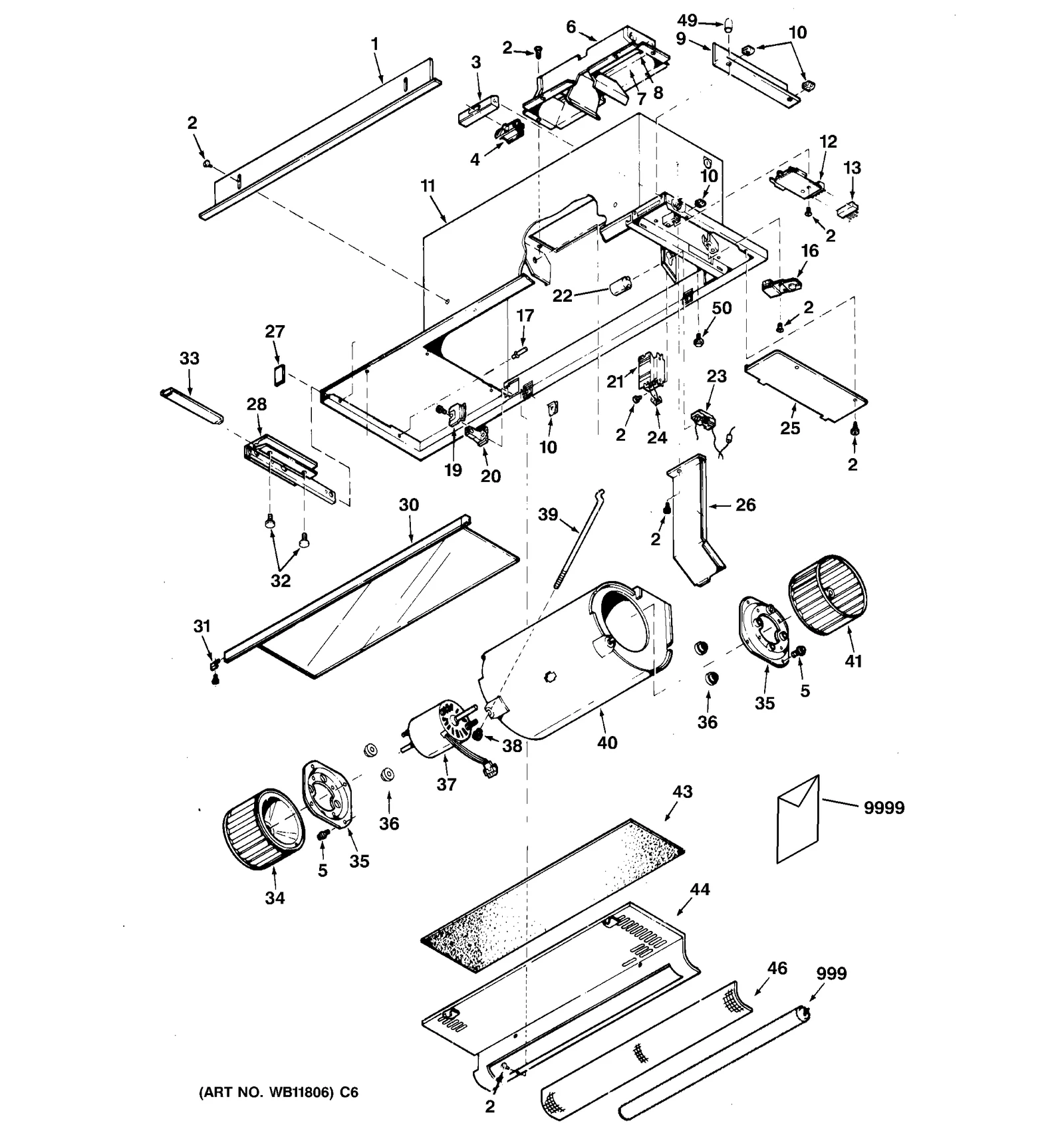 Drawer Assembly 36"