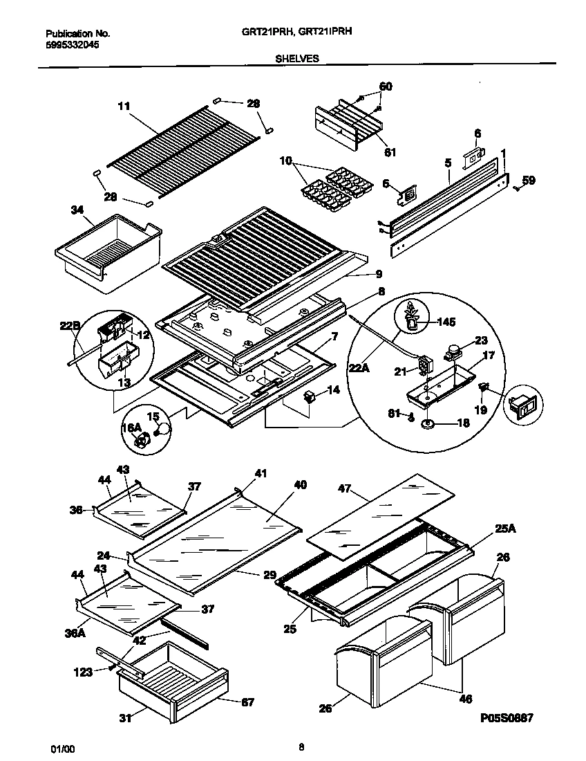 Crisper Cover Trim