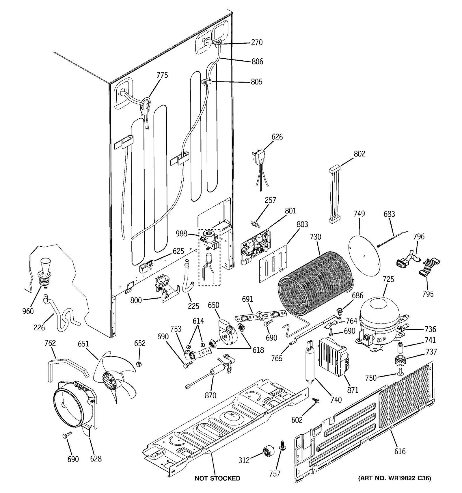 Drain Tube Grommet Assembly
