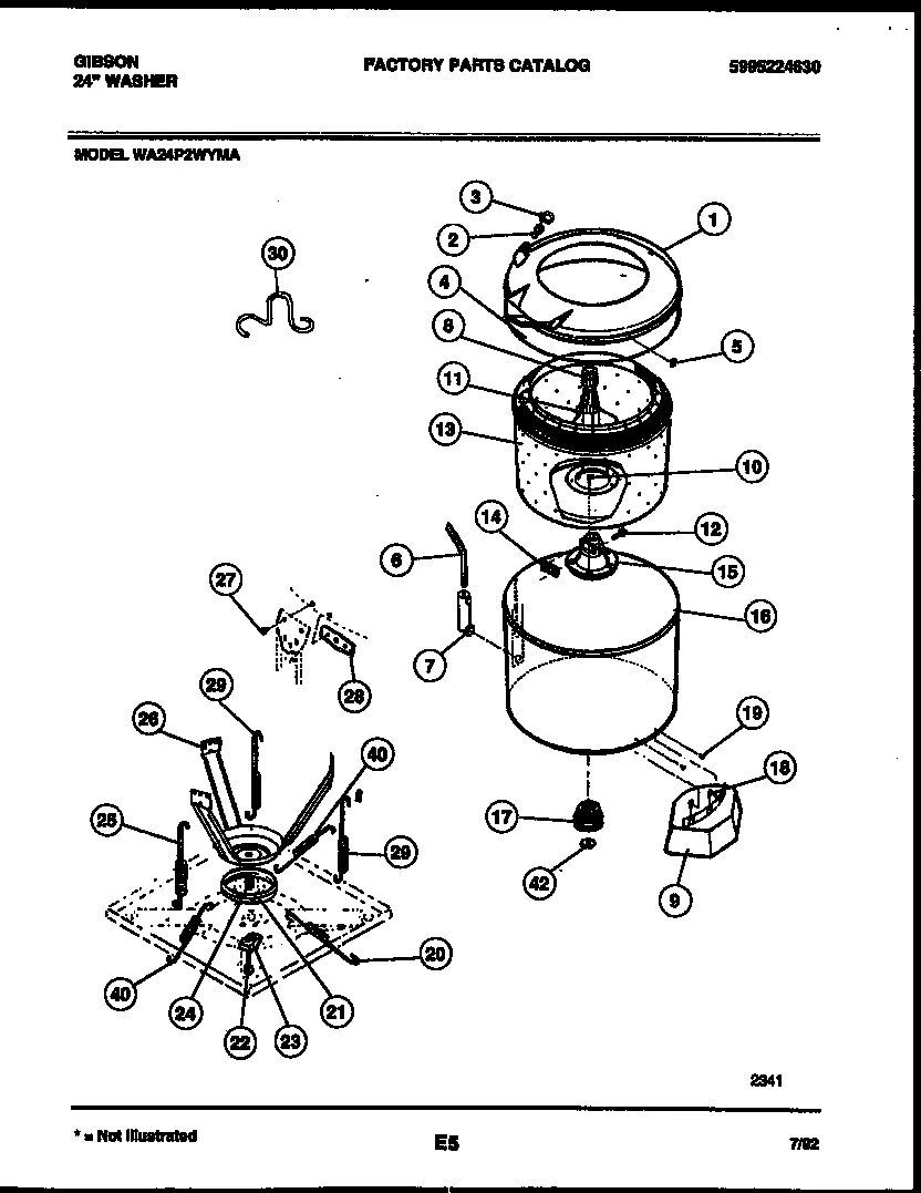 Tub Without Trunnion