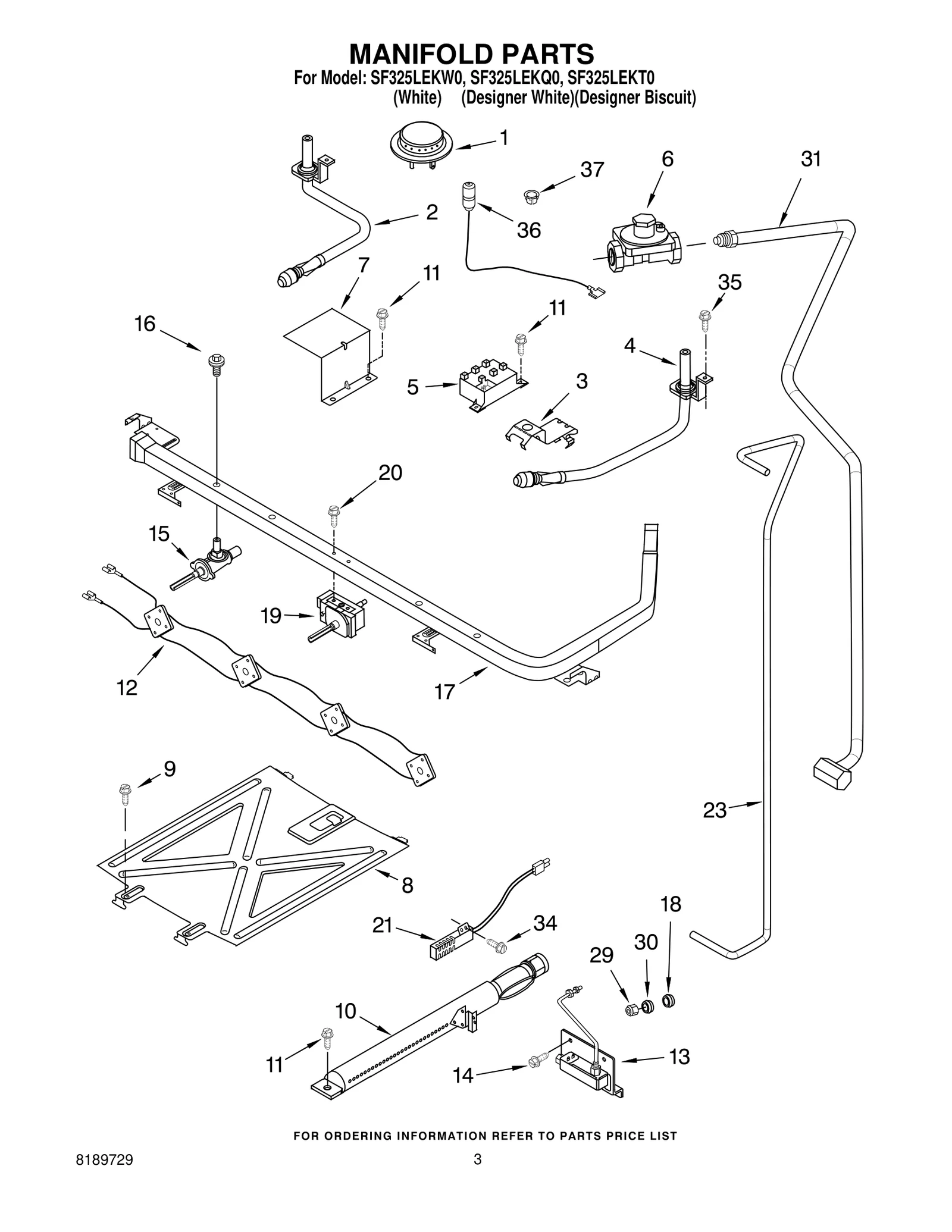 Surface Burner Base