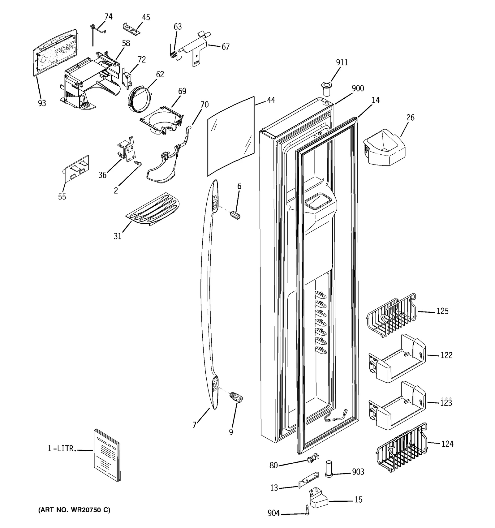 LCD Dispenser Control Assembly