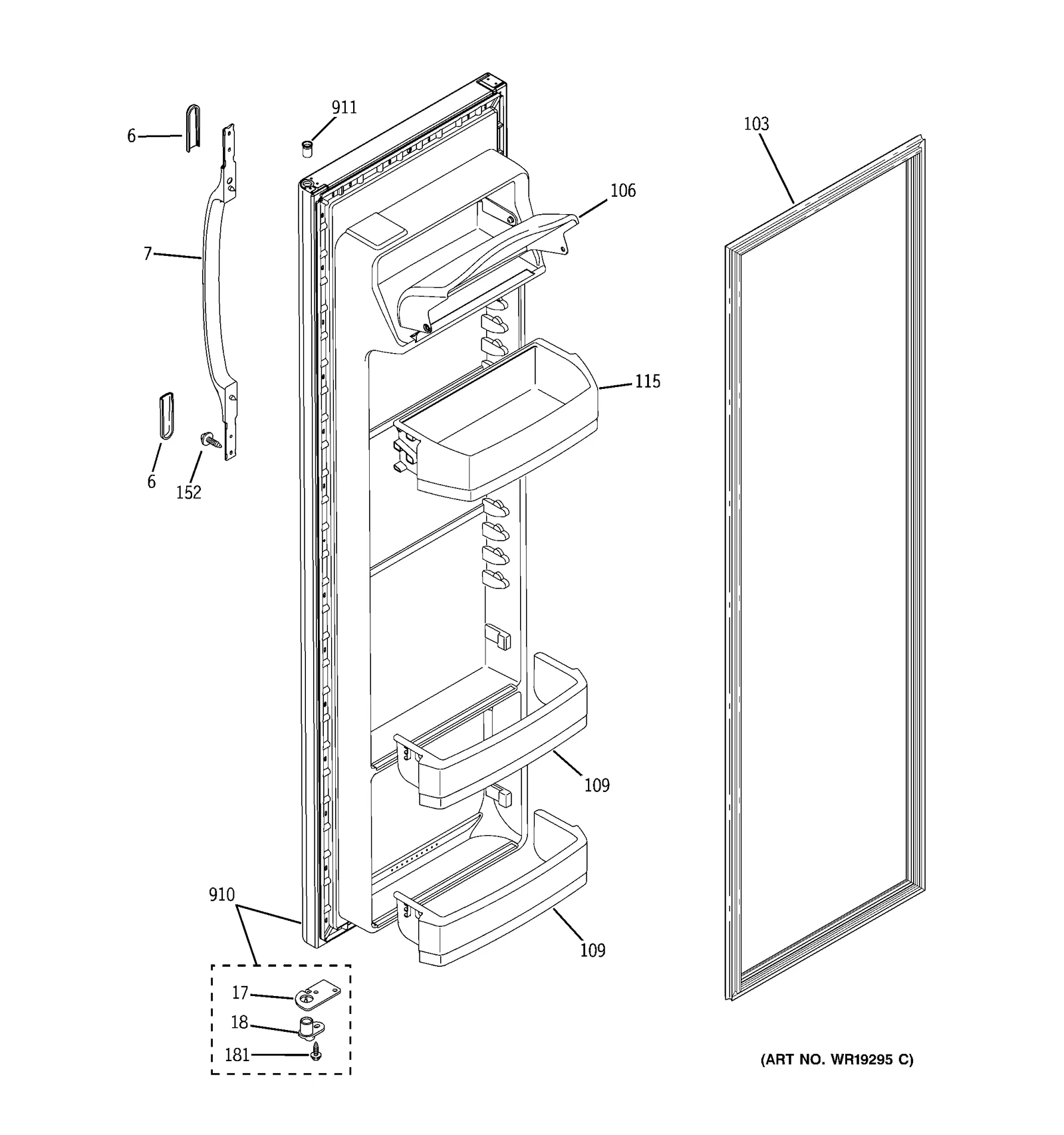 Door 25' SA