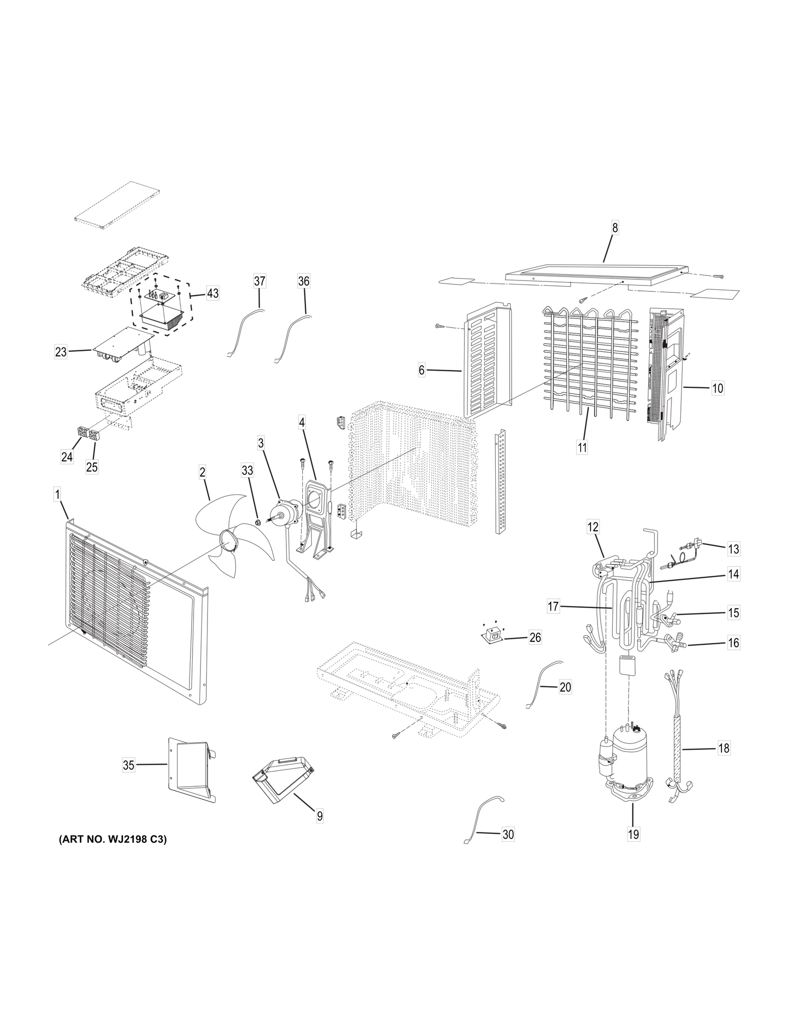 Outdoor Fan Motor Bracket