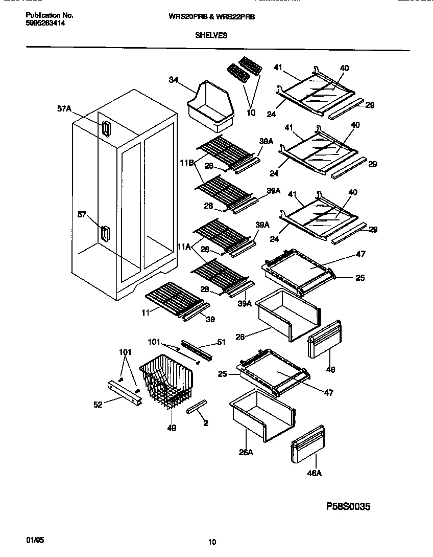 Storage Pan Front