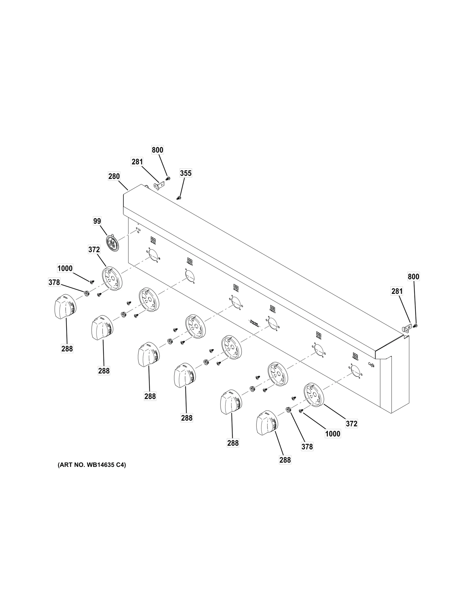 Control Panel and Rail Assembly