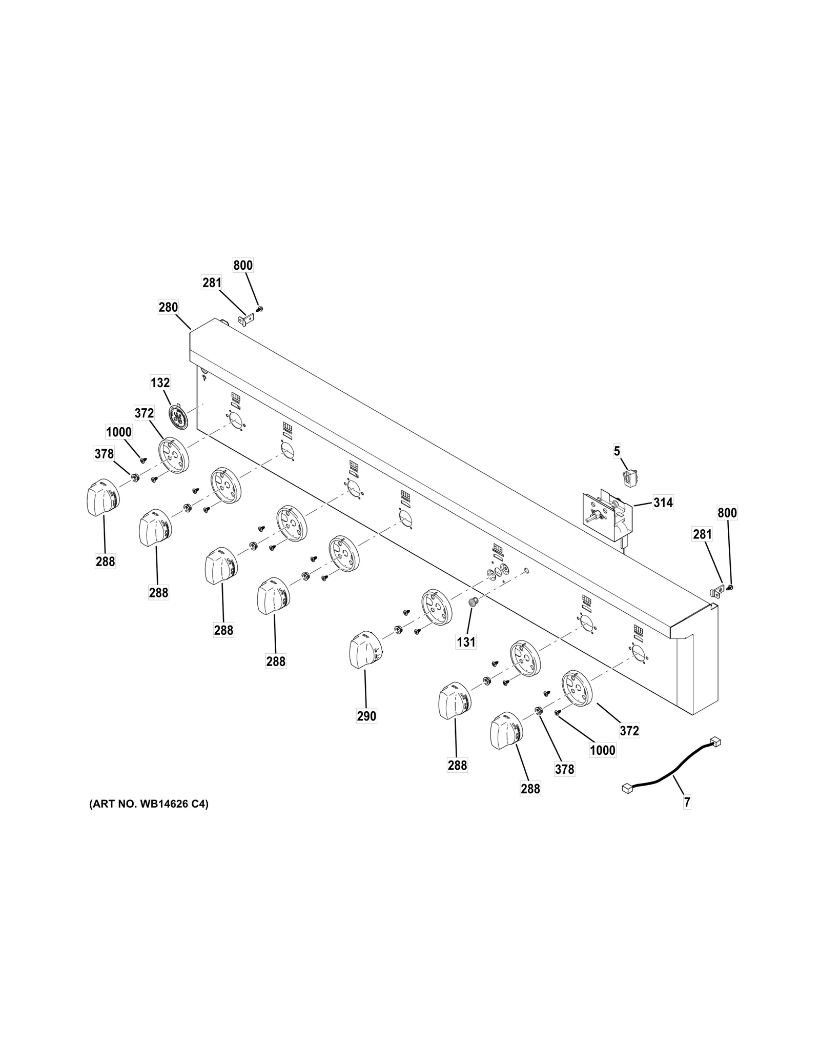 Control Panel and Rail Assembly