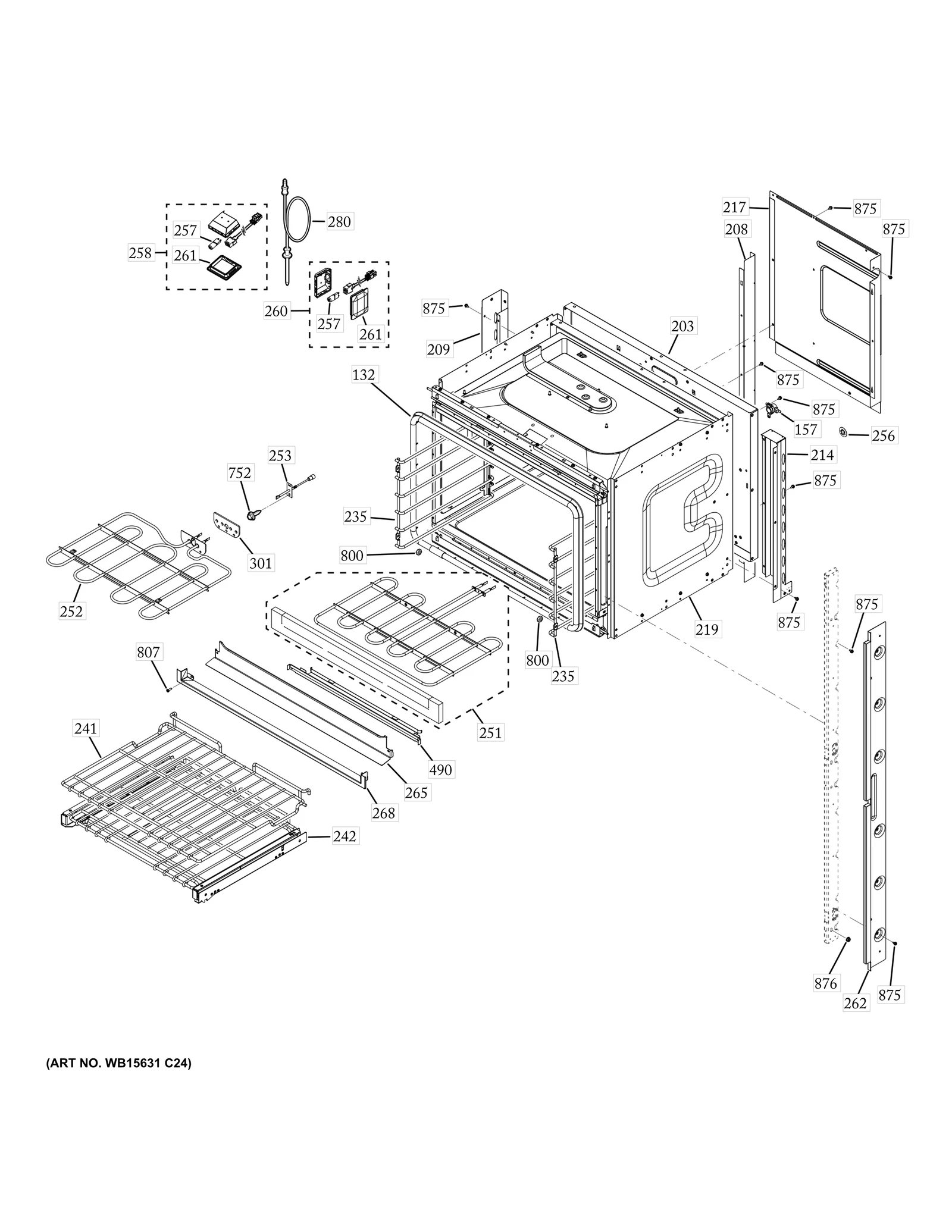 Rack Slide Assembly 27"