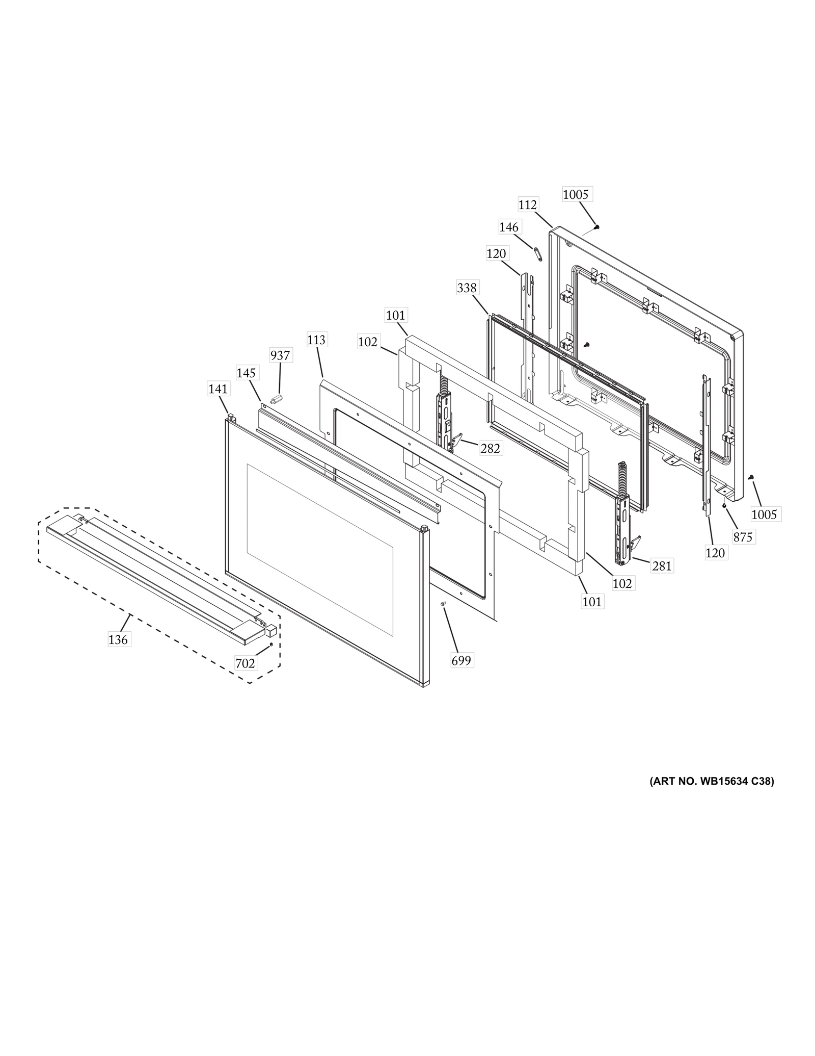 Soft Close Hinge Right Door