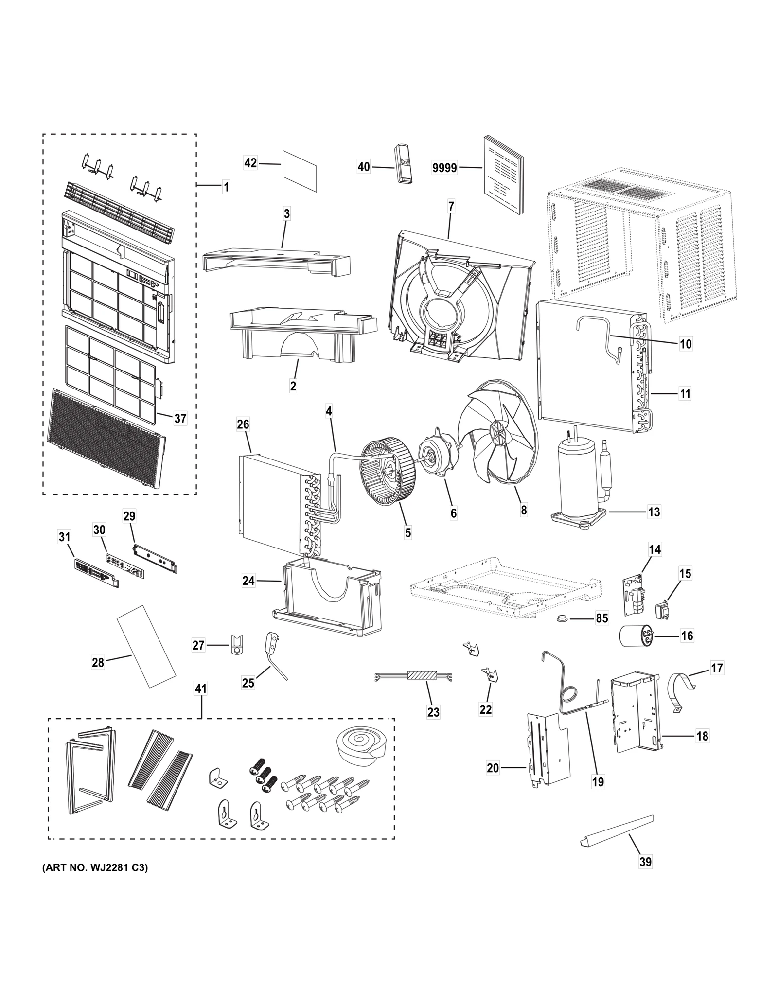 Indoor Lower Fan Shroud