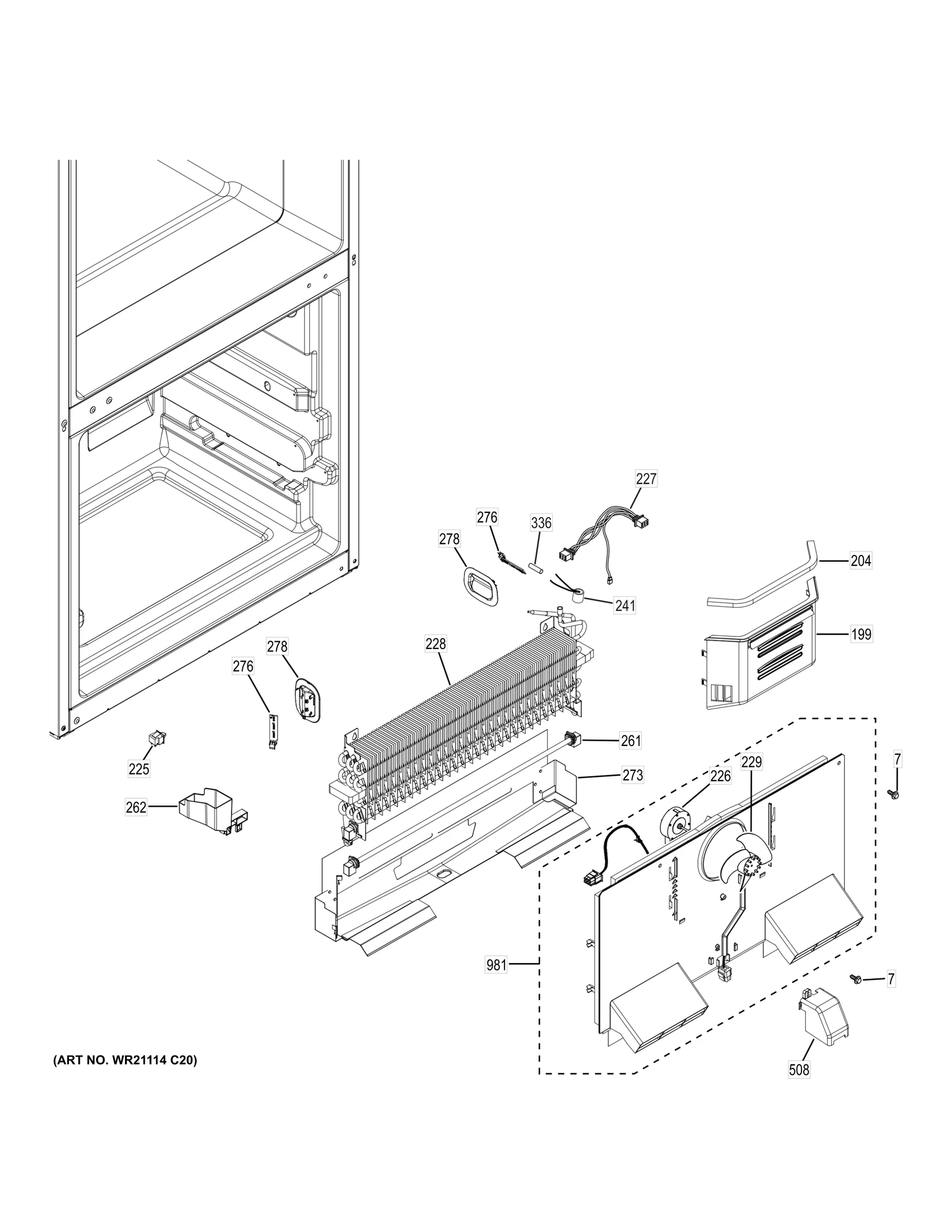 Drain Trough Assembly