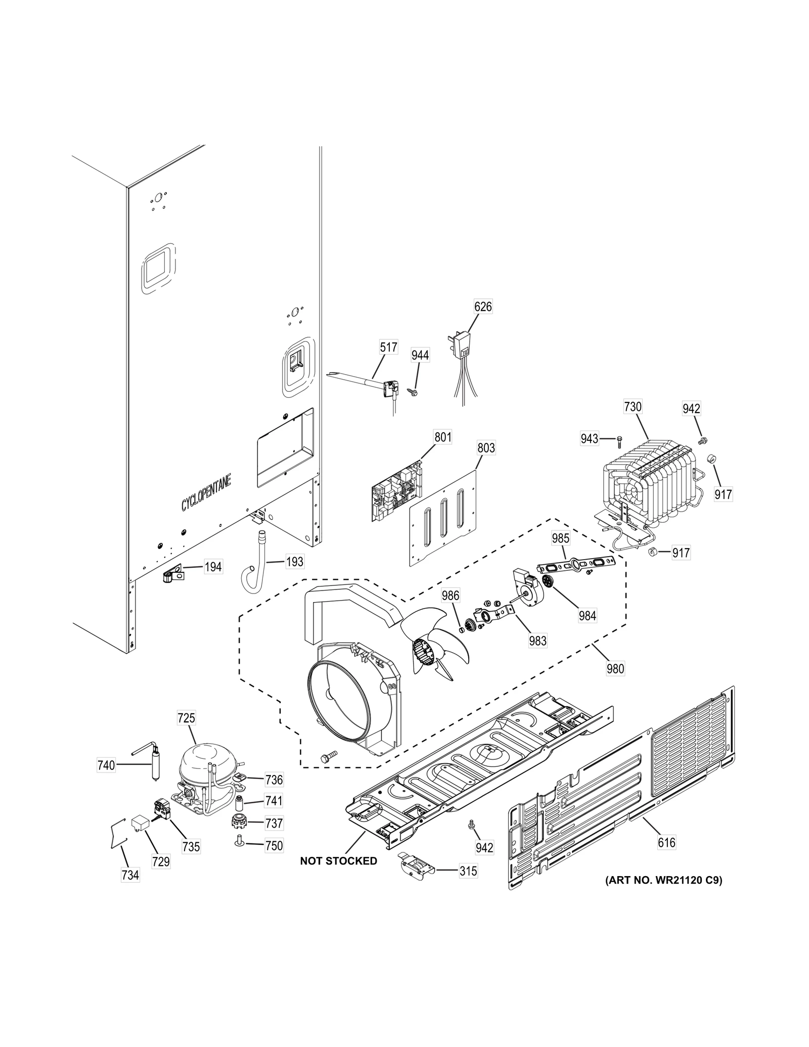 Main Cover Board Assembly
