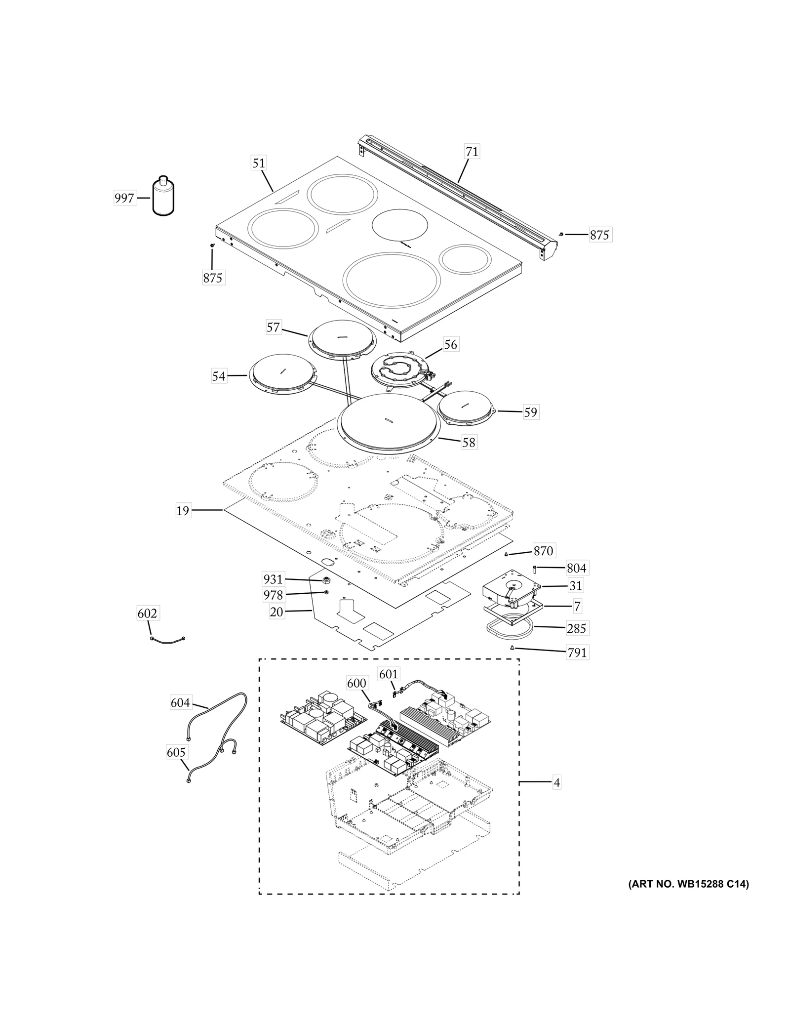 Induction Control Tray