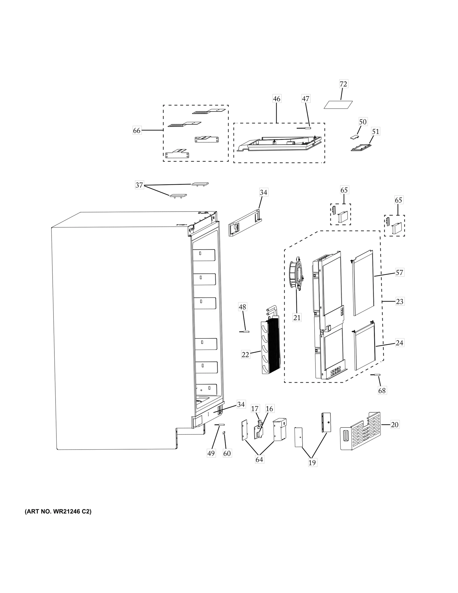 Upper LED Light Panel
