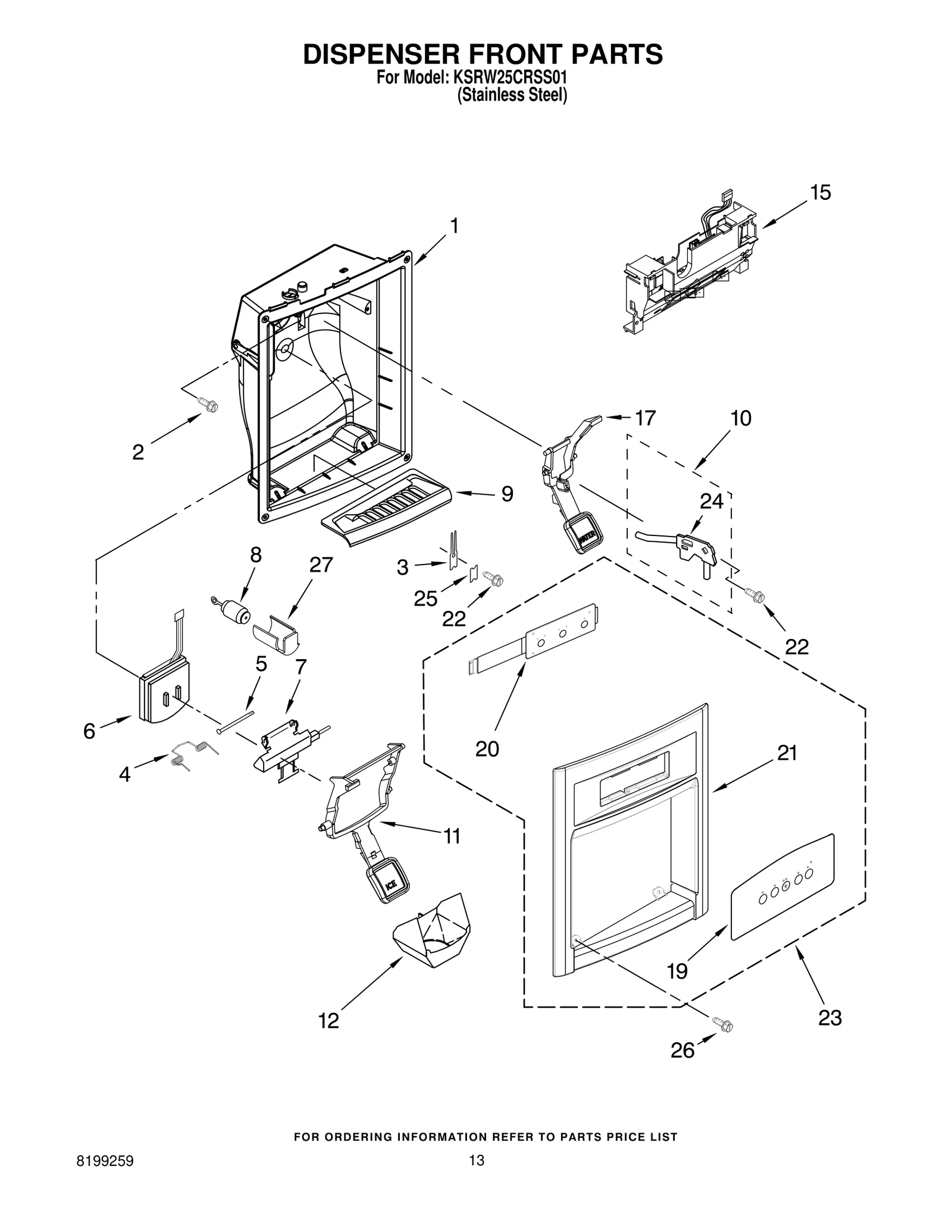 Dispenser Arm