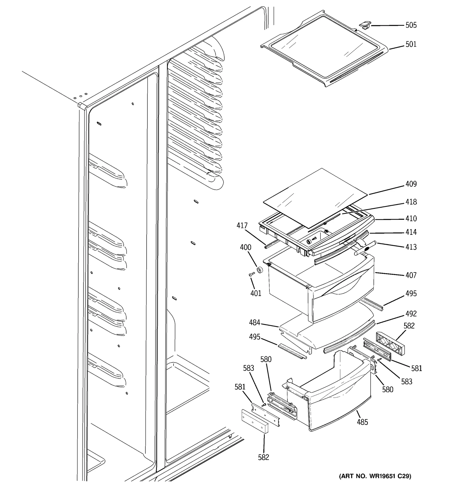 Pan Frame Assembly