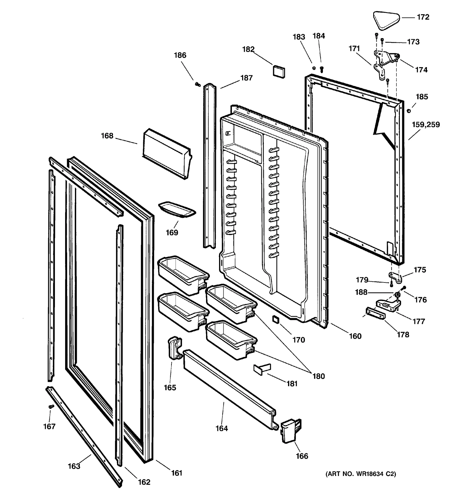 White Door Panel