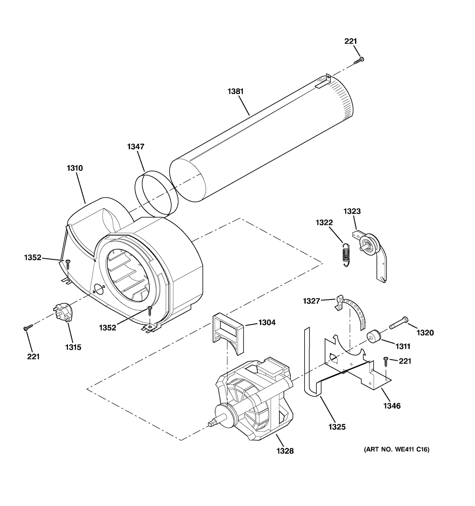 Idler Arm Assembly with Pulley