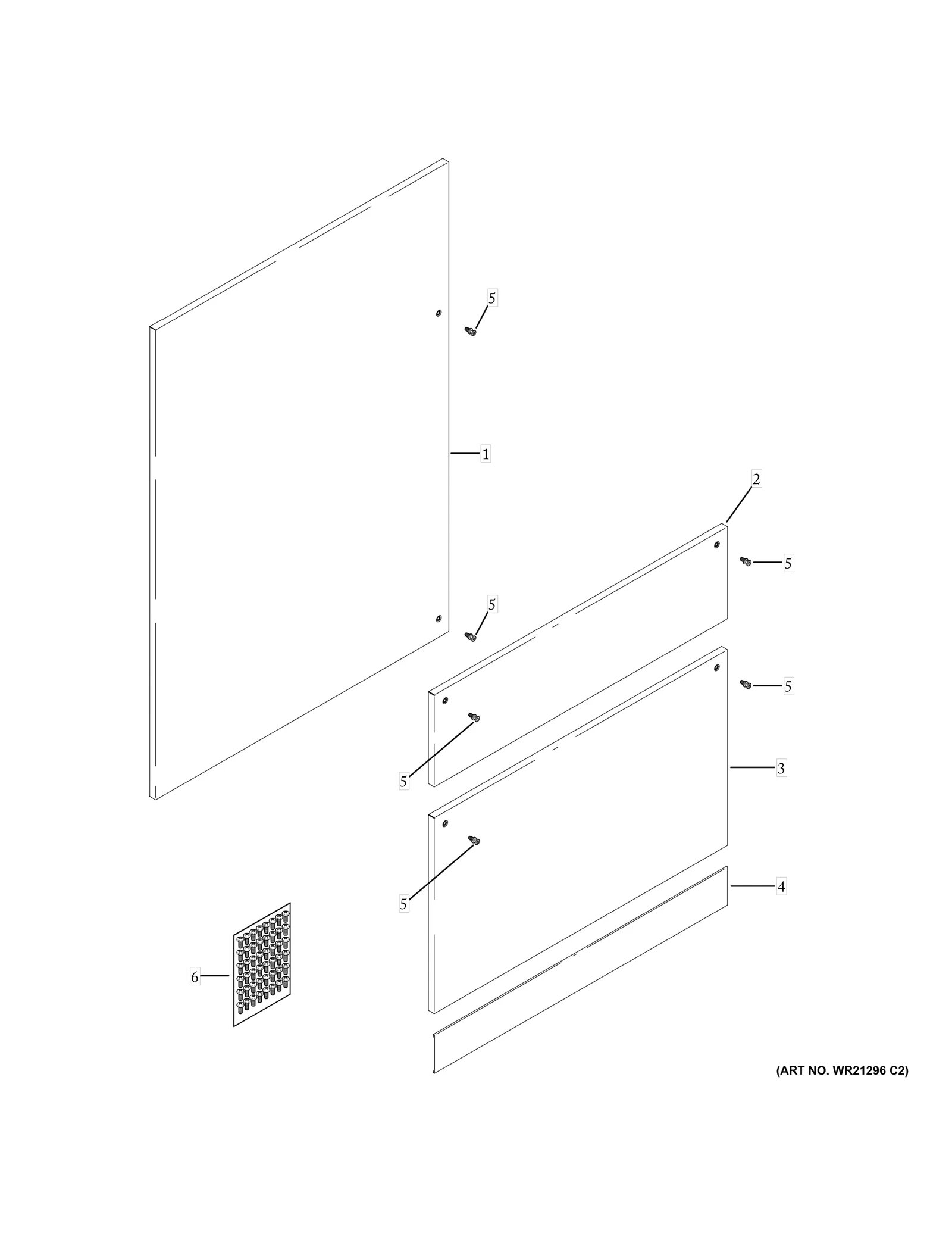 Stainless Door Wrap Left Swing