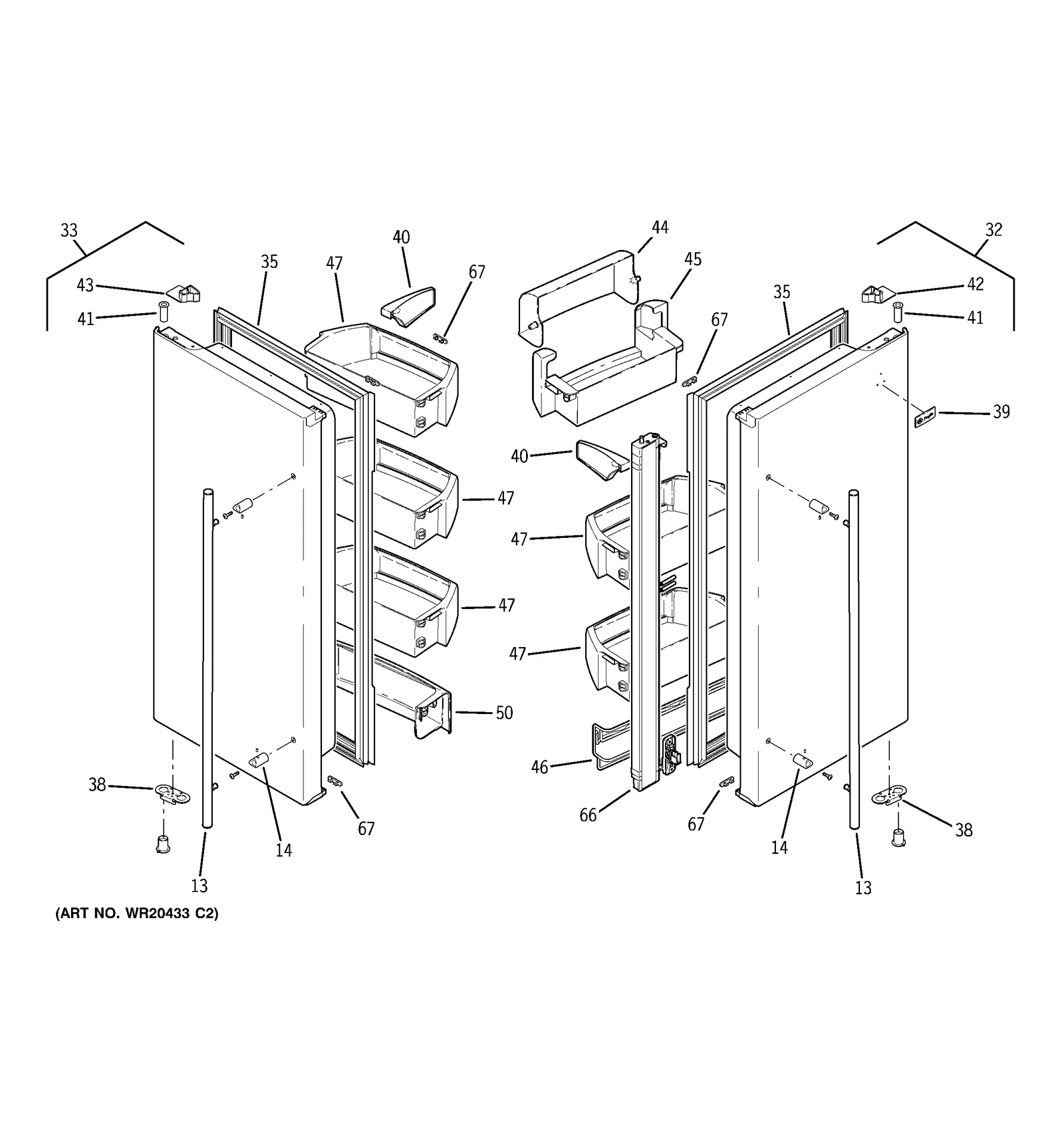 Door Foam Assembly Flat Right Hand