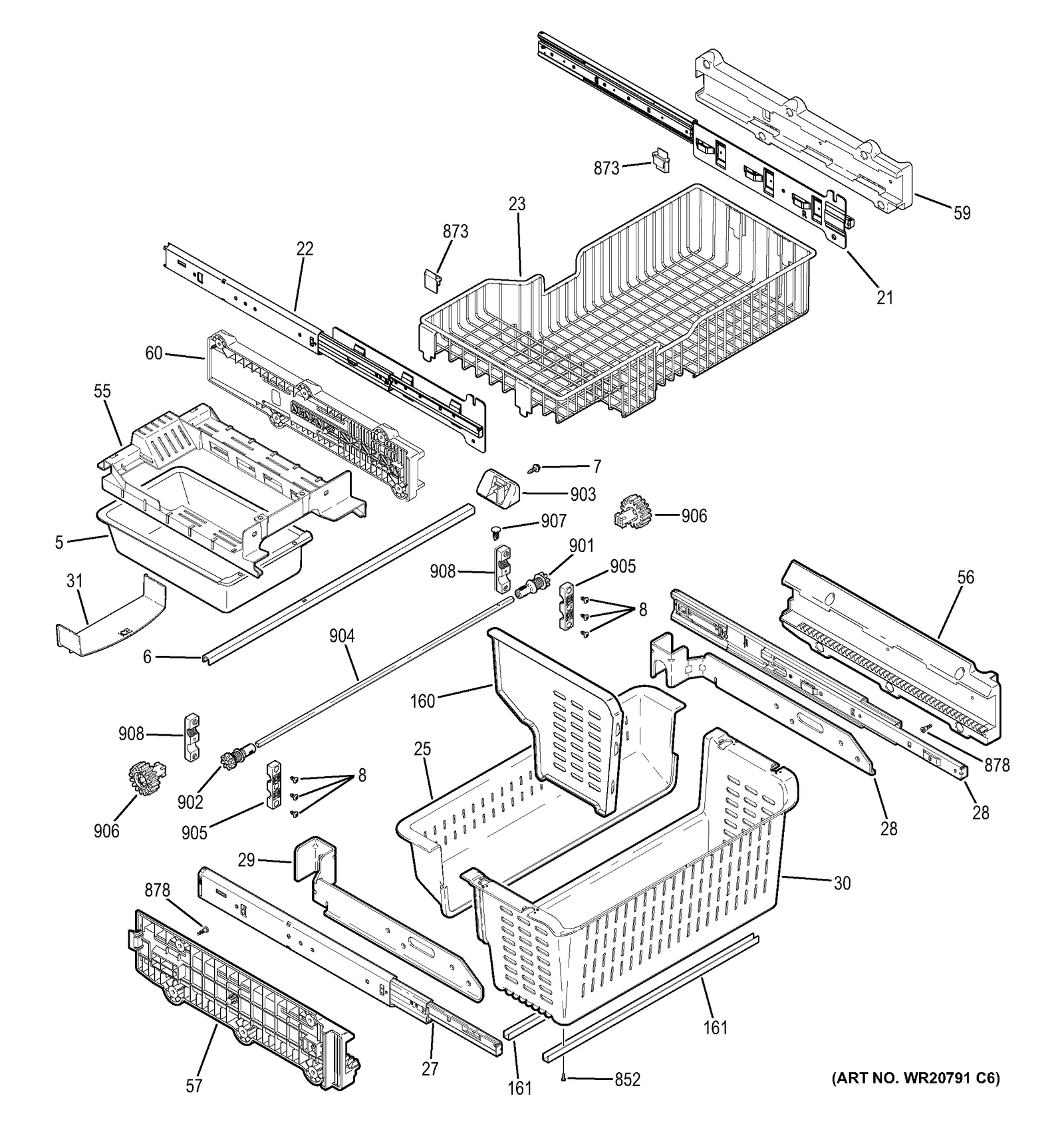 Upper Slide Assembly Left Hand