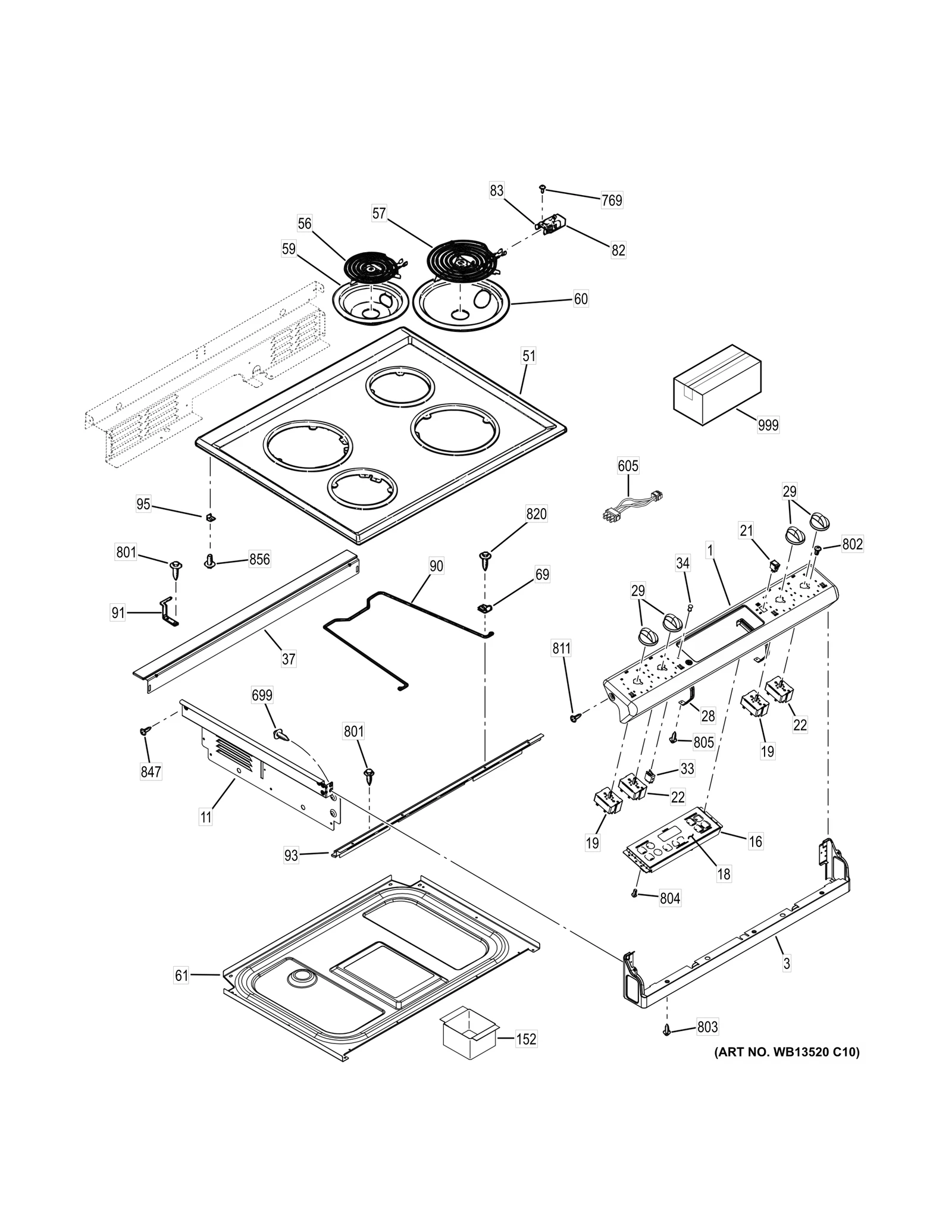 Stainless Steel Control Panel Assembly